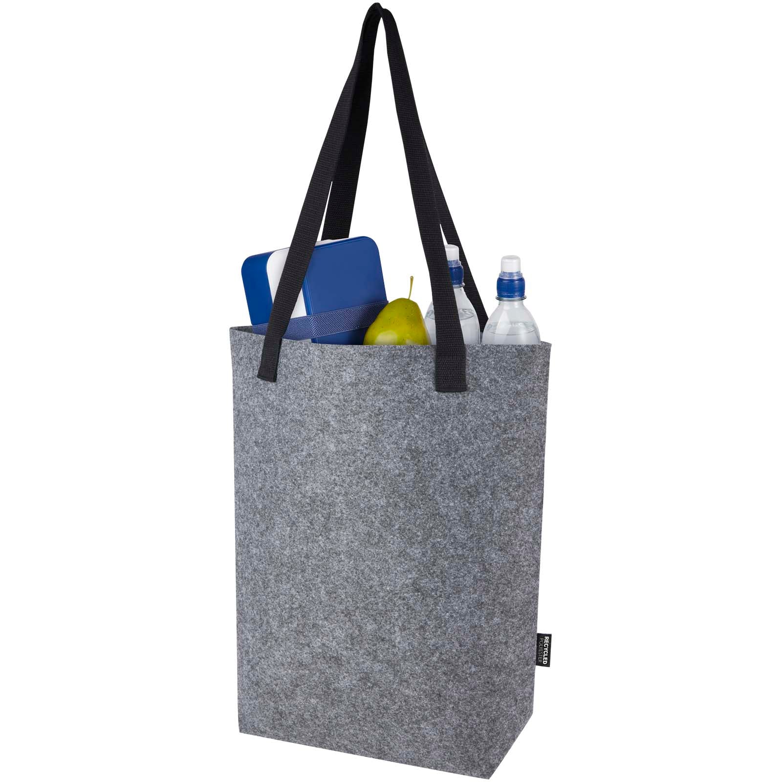 Felta Tragetasche aus GRS-recyceltem Filz mit breitem Boden 12 L