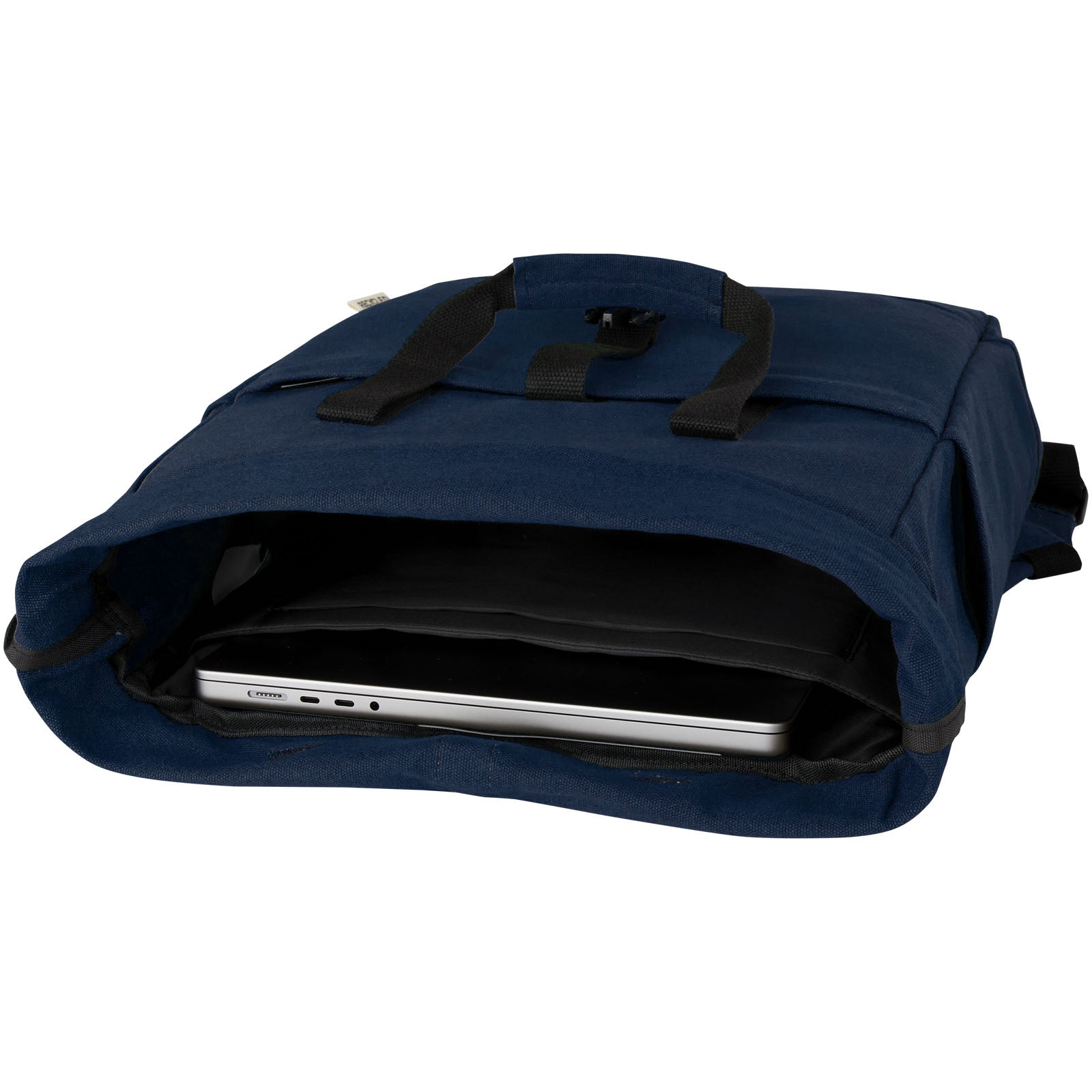 Joey 15" GRS Rolltop Laptoprucksack aus recyceltem Canvas 15 L