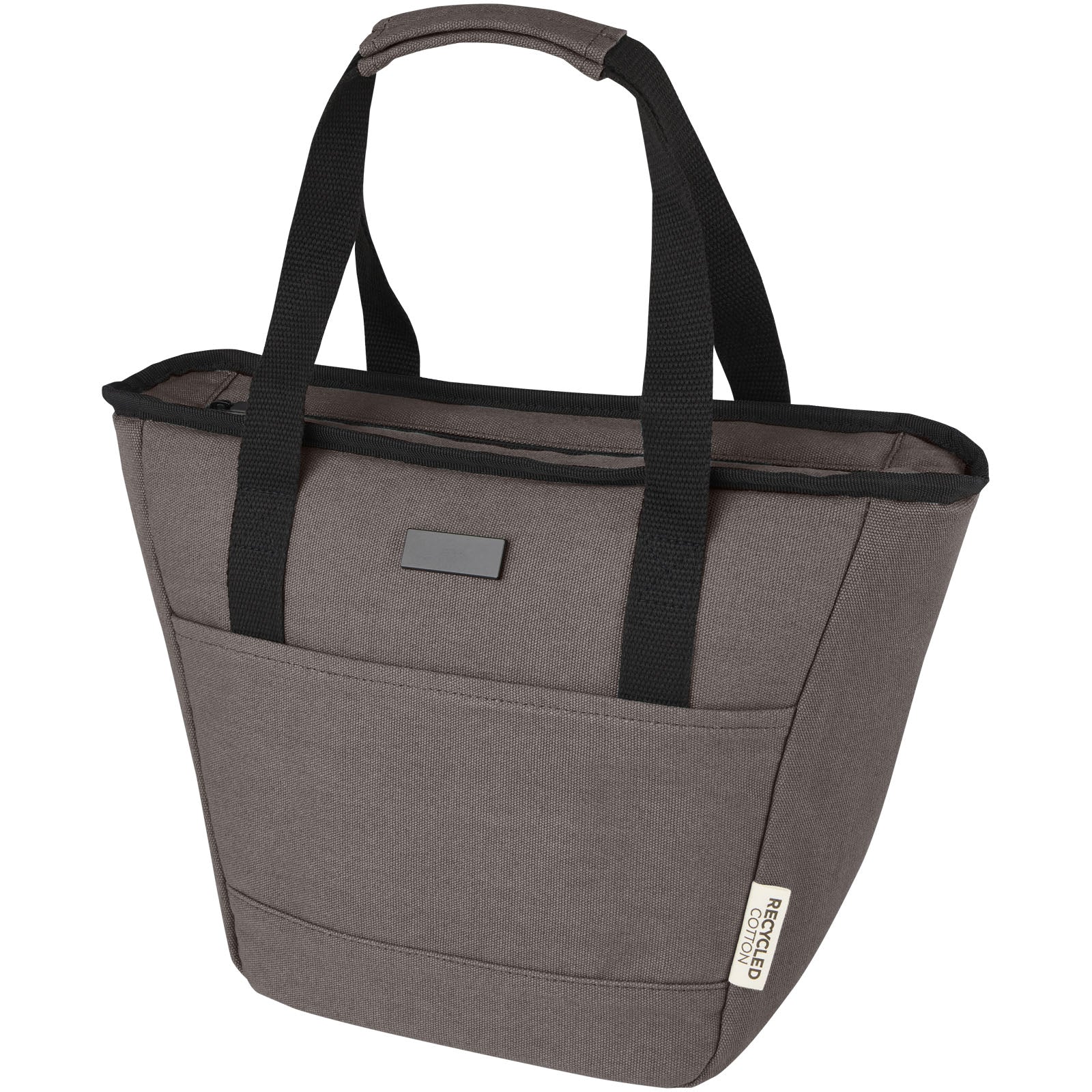 Joey GRS-recycelte Canvas Lunch Kühltasche 6 L für 9 Dosen – Grau