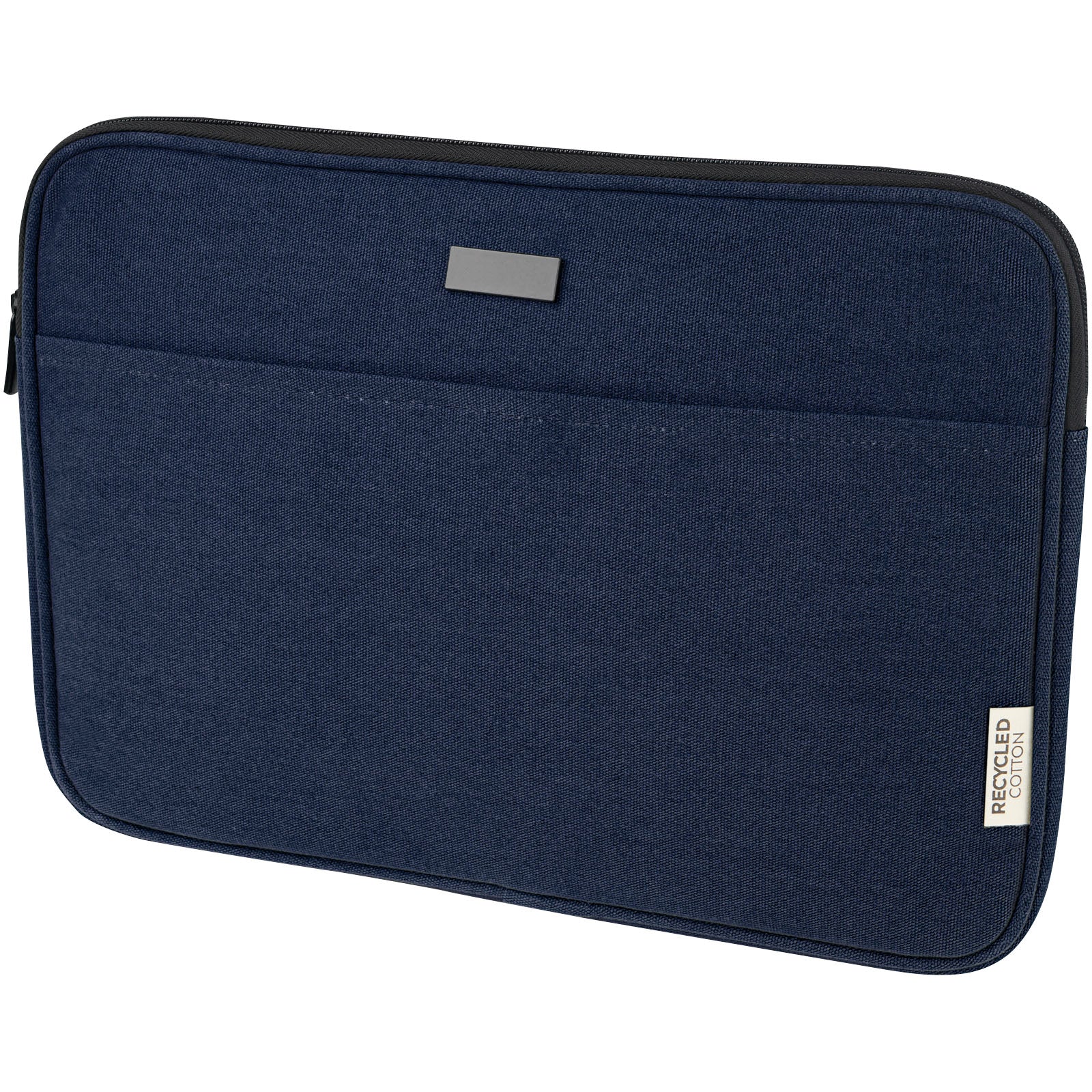Joey 14" Laptophülle aus GRS recyceltem Canvas 2 L – Navy