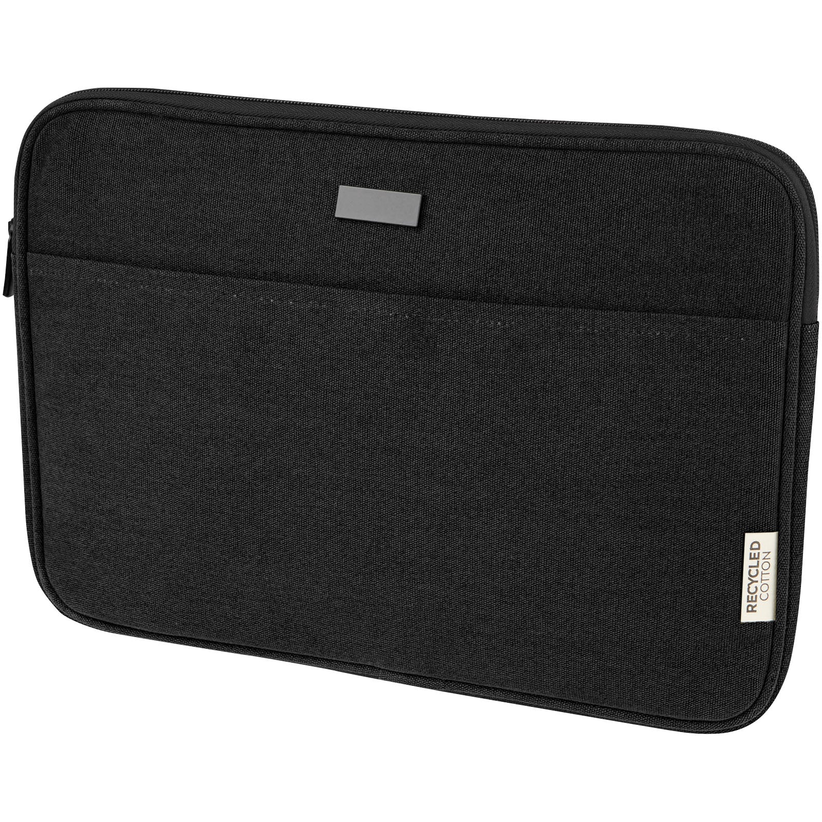Joey 14" Laptophülle aus GRS recyceltem Canvas 2 L – Schwarz