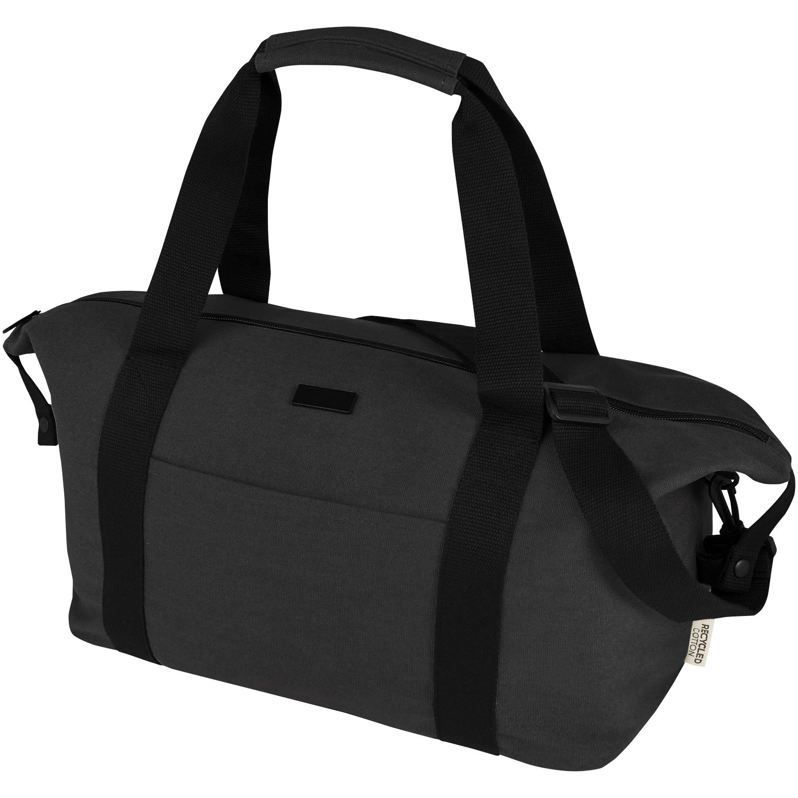 Joey Reisetasche aus GRS recyceltem Canvas 25 L – Schwarz