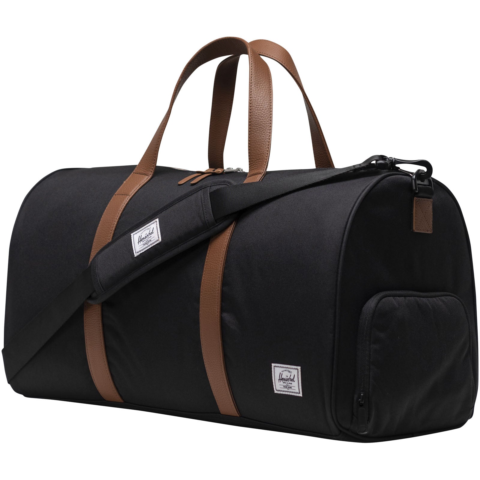 Herschel Novel™ recycelte Reisetasche 43 L – Schwarz