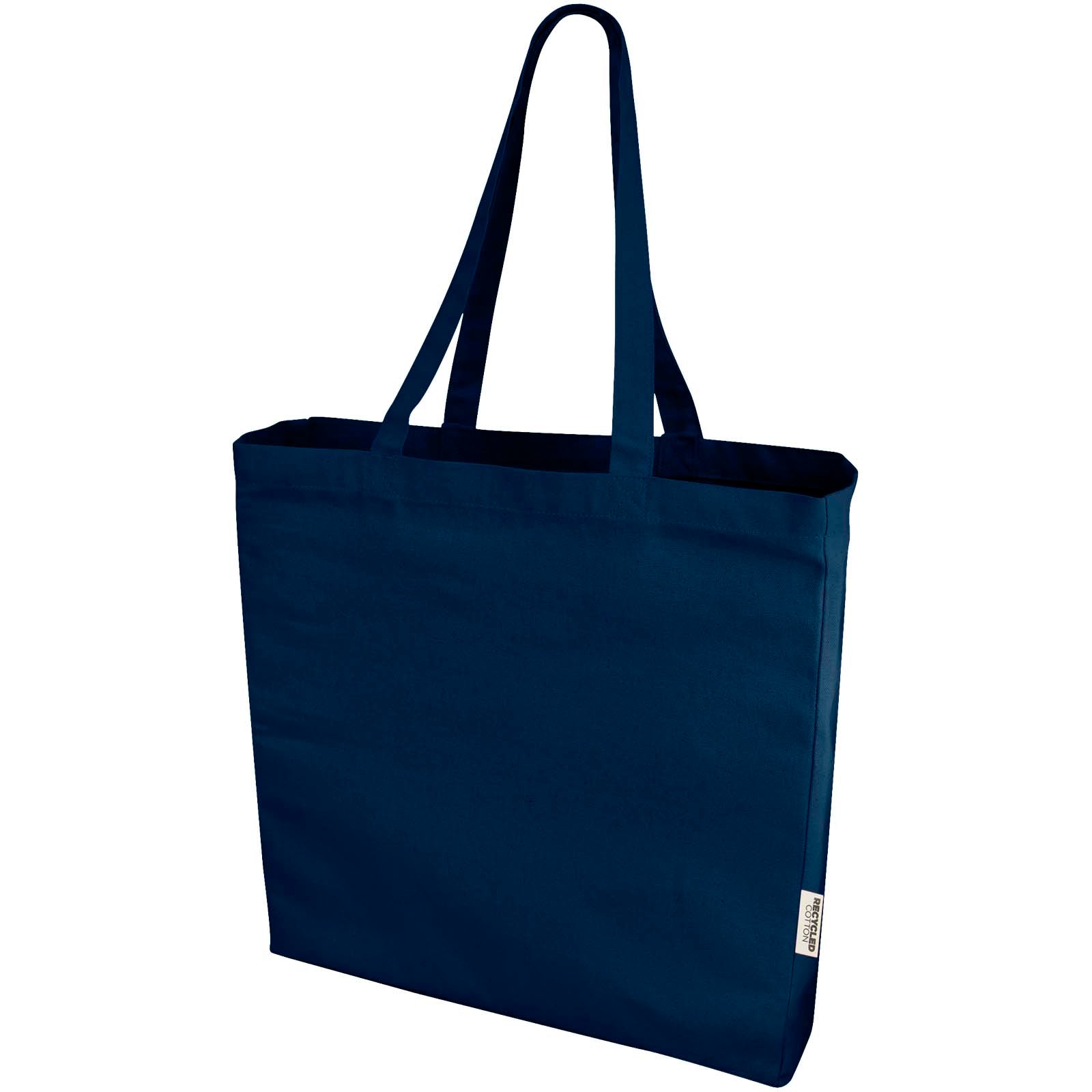 Odessa 220 g/m² GRS recycelte Baumwoll Tragetasche 13L – Navy