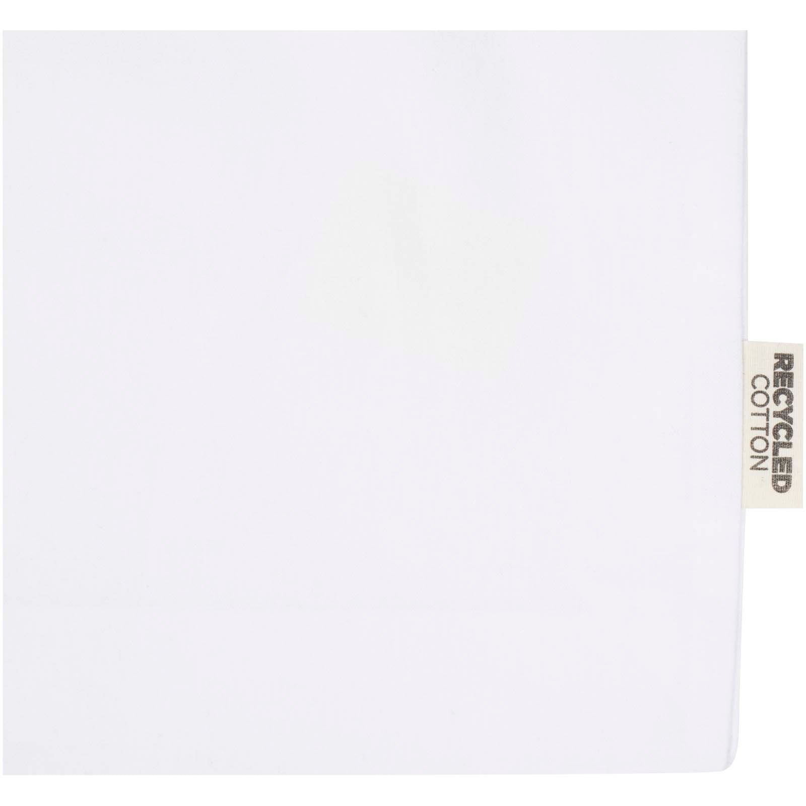 Madras 140 g/m² Baumwoll Tragetasche mit Seitenfalten aus GRS recycelter Baumwolle 12L