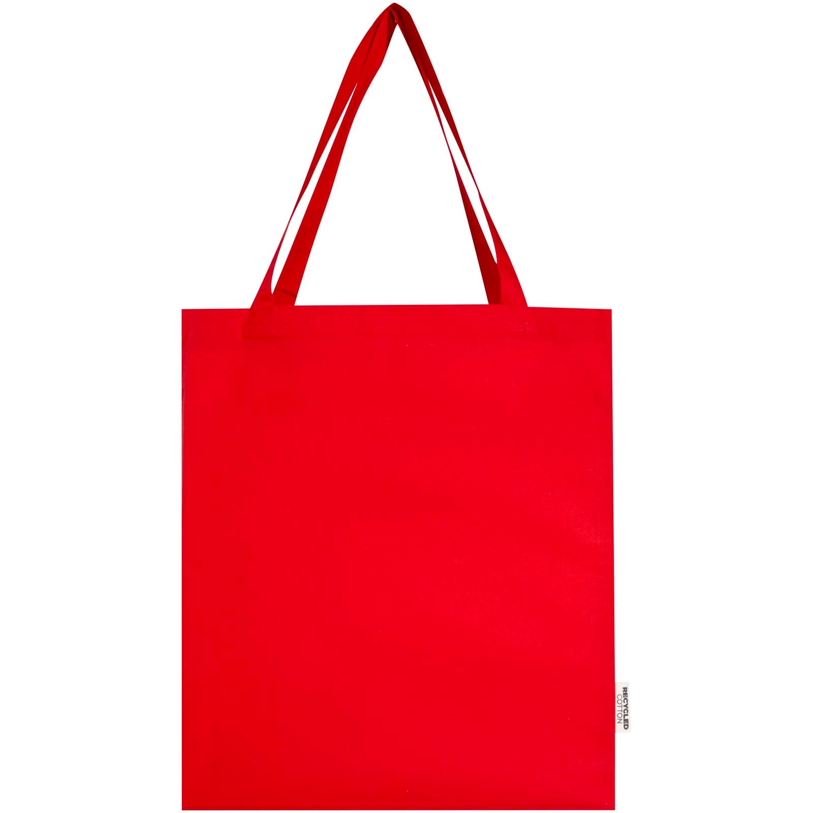 Madras 140 g/m² Baumwoll Tragetasche mit Seitenfalten aus GRS recycelter Baumwolle 12L