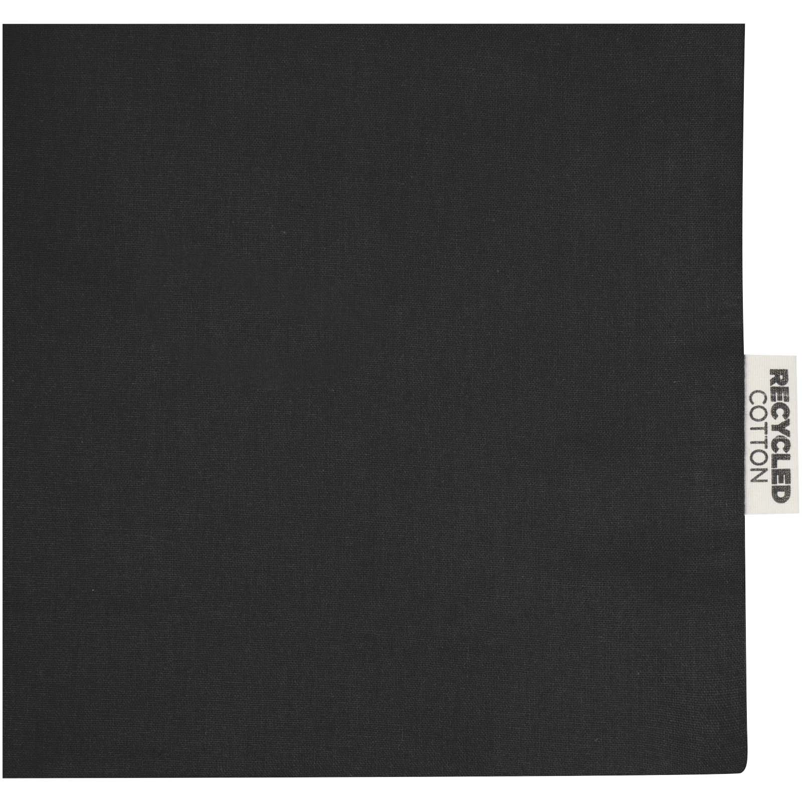 Madras 140 g/m² Baumwoll Tragetasche mit Seitenfalten aus GRS recycelter Baumwolle 12L