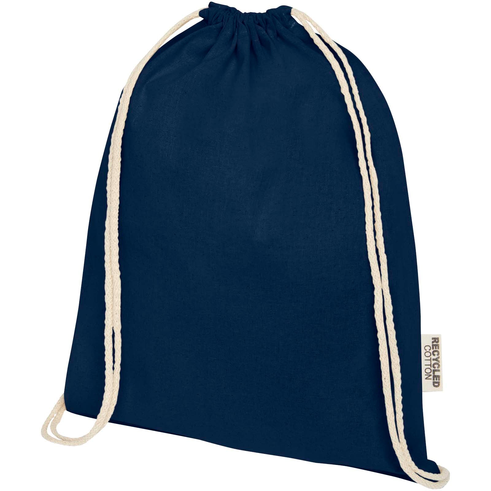 Oregon 140 g/m² Turnbeutel aus GRS recycelter Baumwolle – Navy
