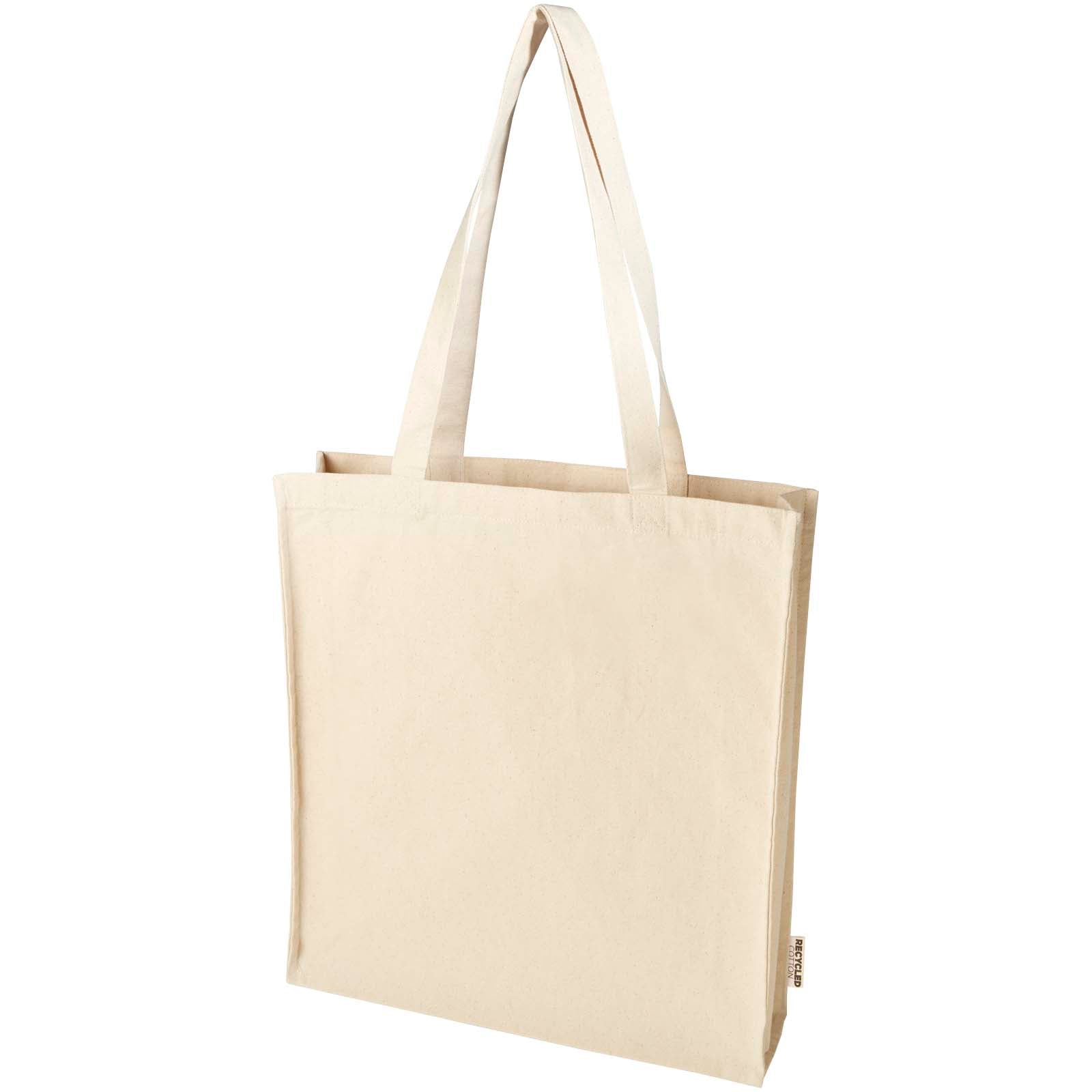 Florida 270 g/m² Tragetasche mit Seitenfalten 14L – Natur