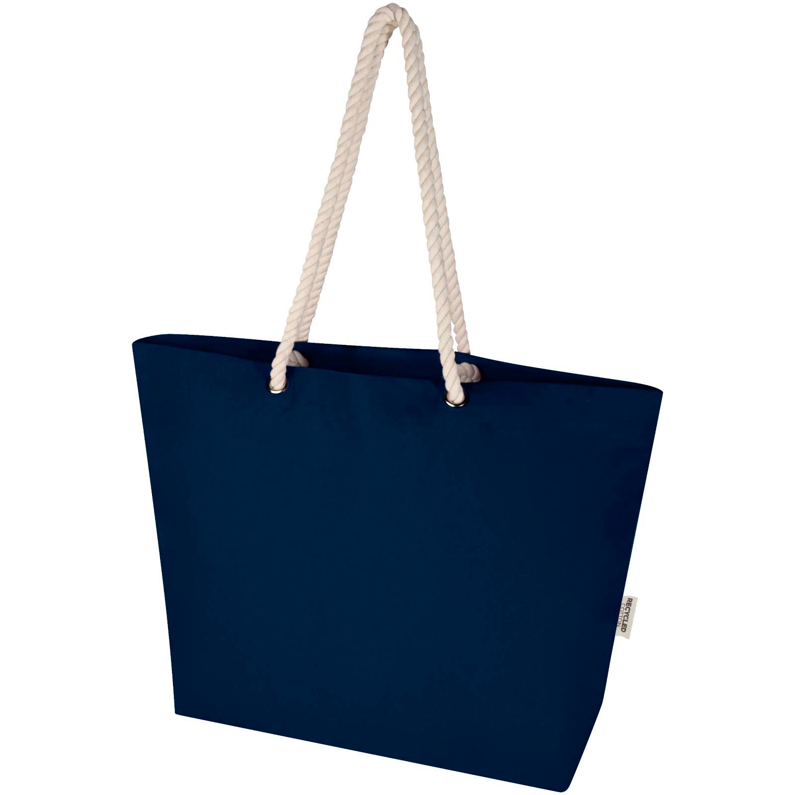 Florida 270 g/m² Strandtragetasche aus recyceltem GRS-Material – Navy