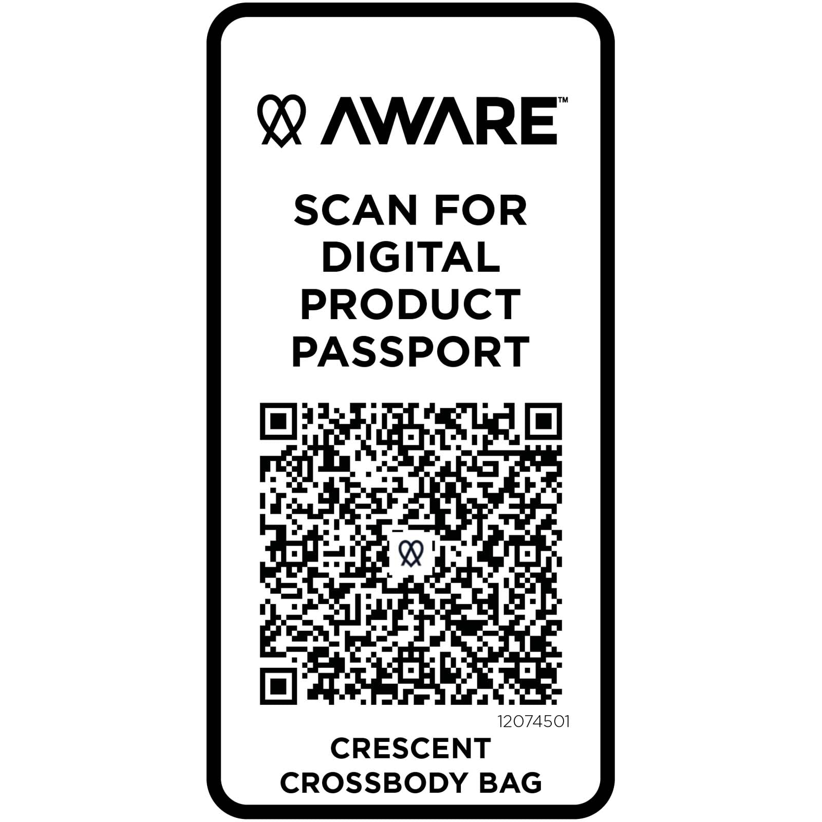 Trace 500 g/m² Aware™ recycelte Umhängetasche