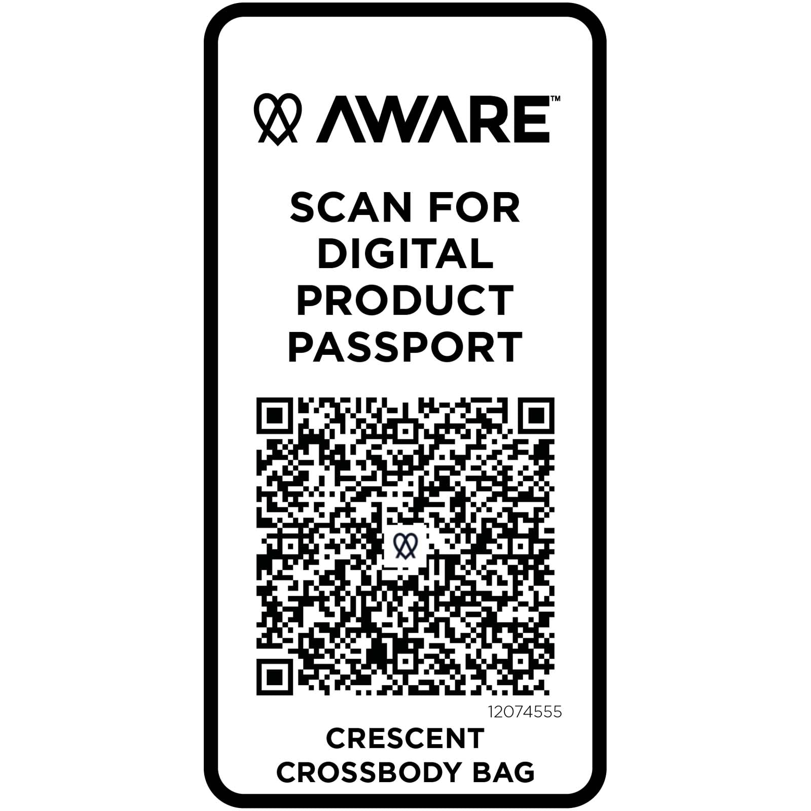 Trace 500 g/m² Aware™ recycelte Umhängetasche