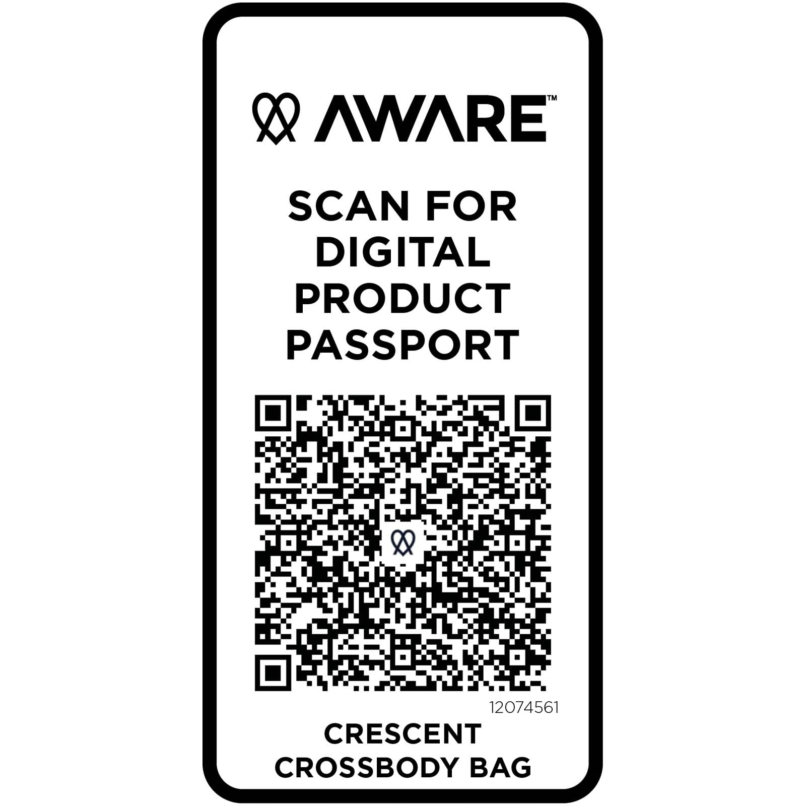 Trace 500 g/m² Aware™ recycelte Umhängetasche