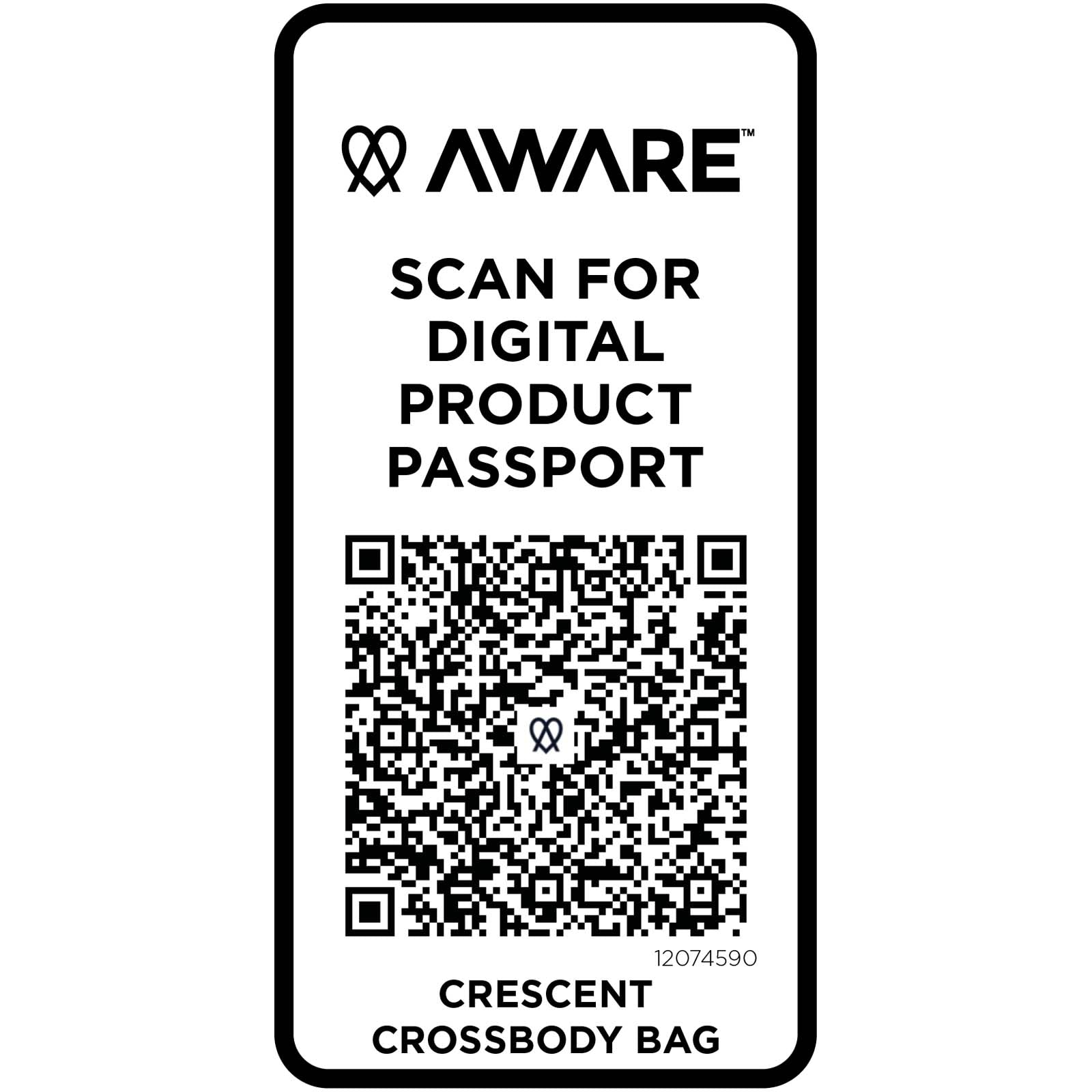 Trace 500 g/m² Aware™ recycelte Umhängetasche
