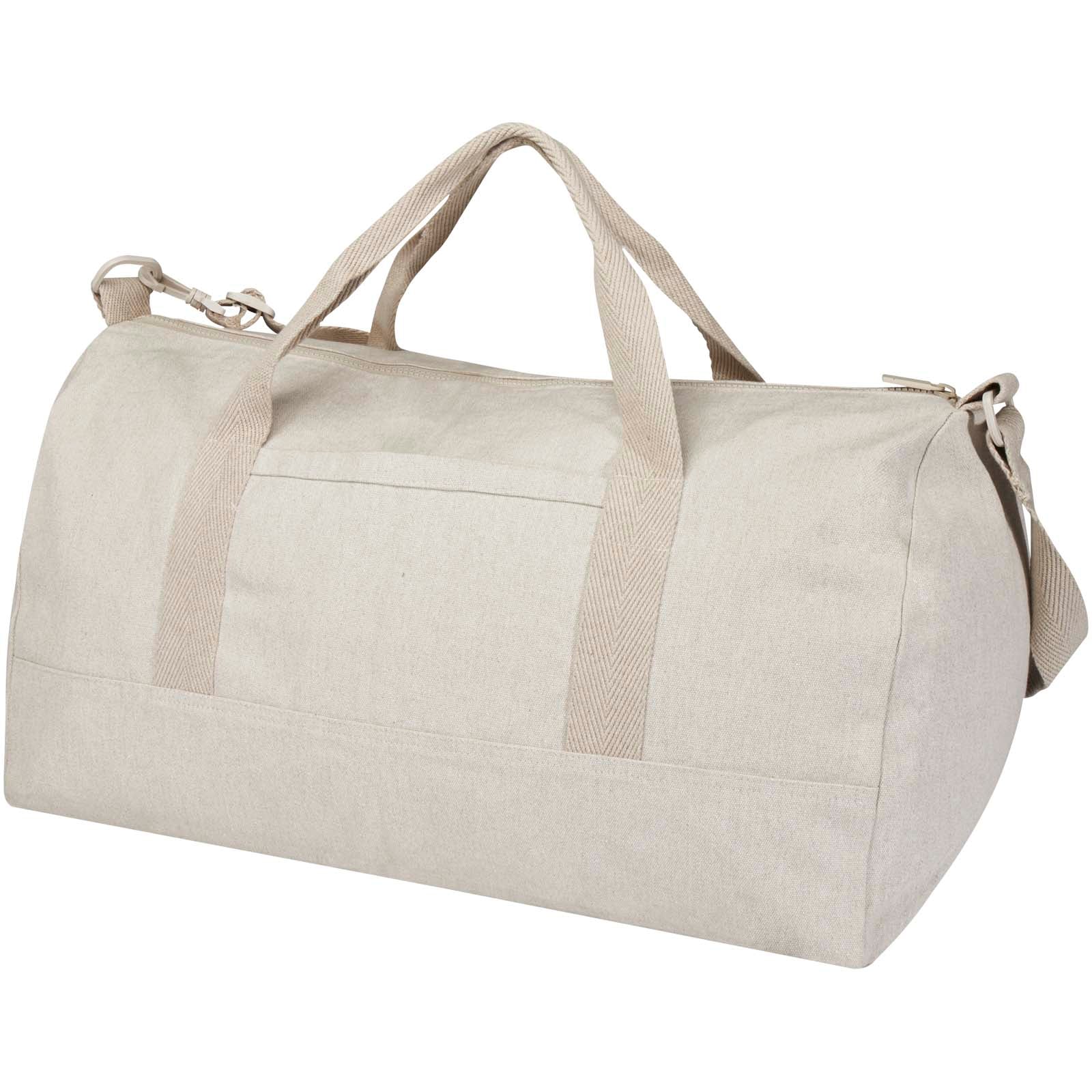 Trace 500 g/m² Aware™ recycelte Reisetasche 50 L – Oatmeal
