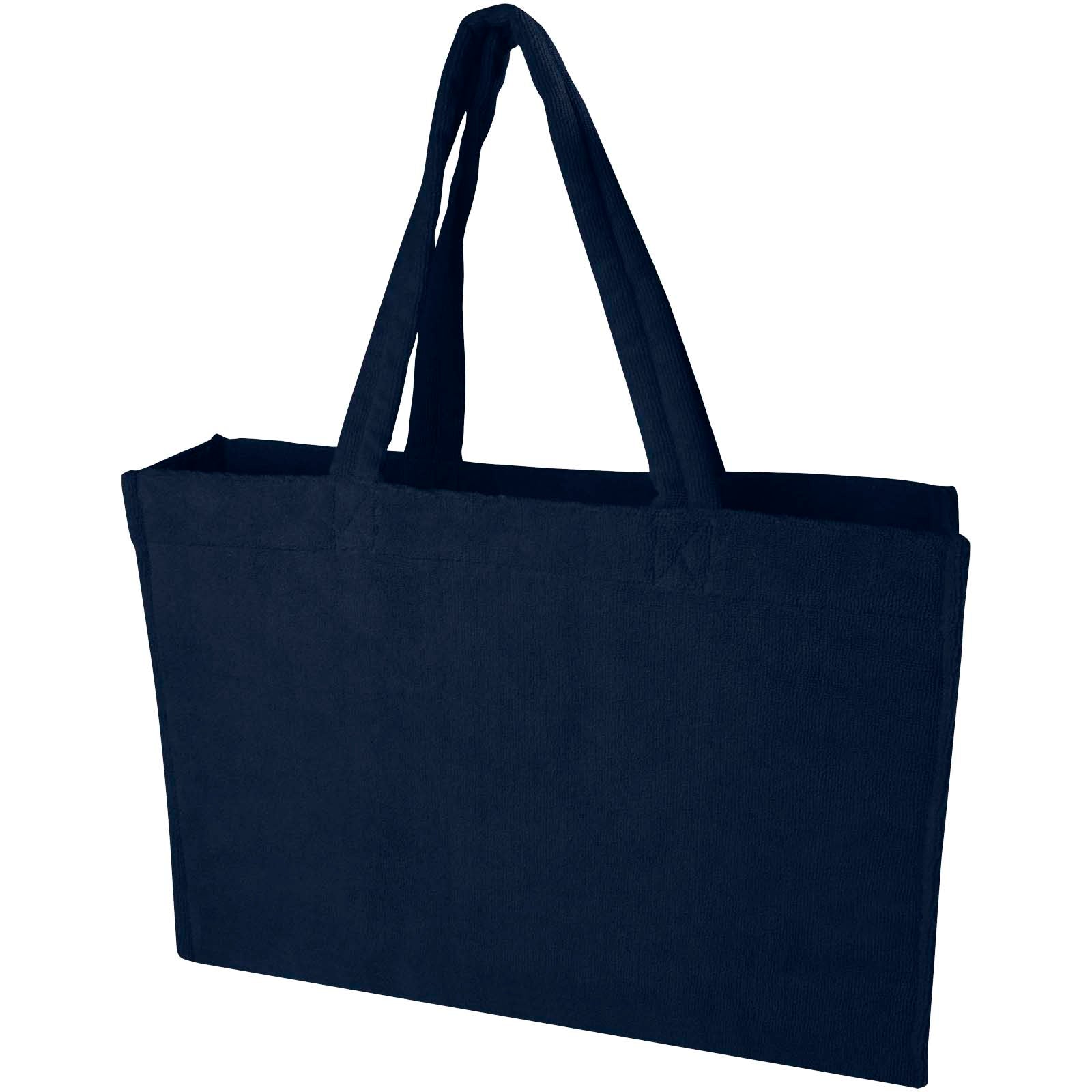 Siam GRS-recycelte Strandtragetasche aus Frottee 13 L – Navy