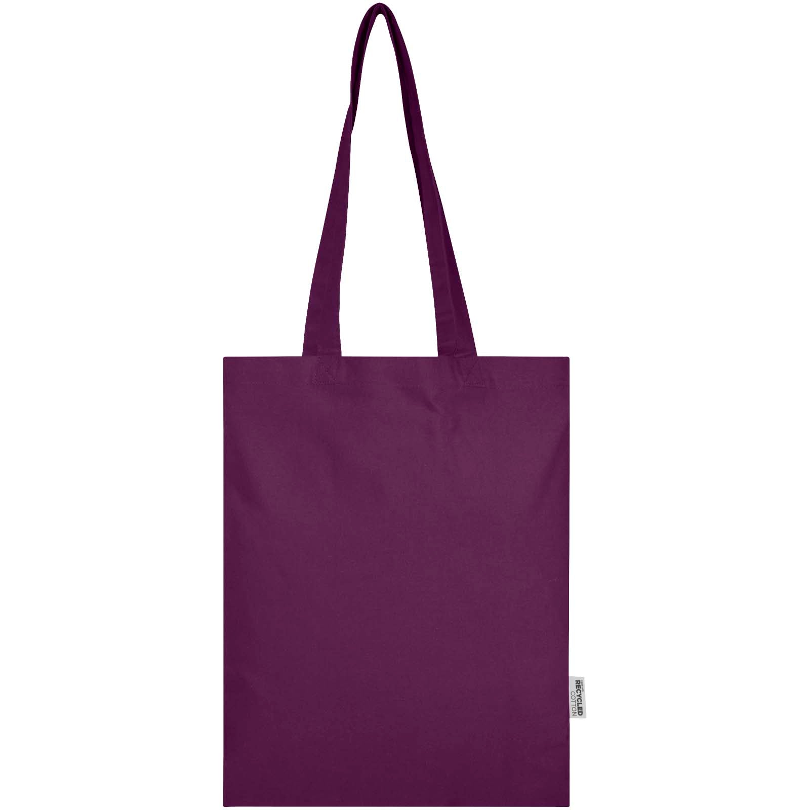 Madras Blend 140 g/m² Tragetasche aus GRS-recycelter Baumwolle 7L