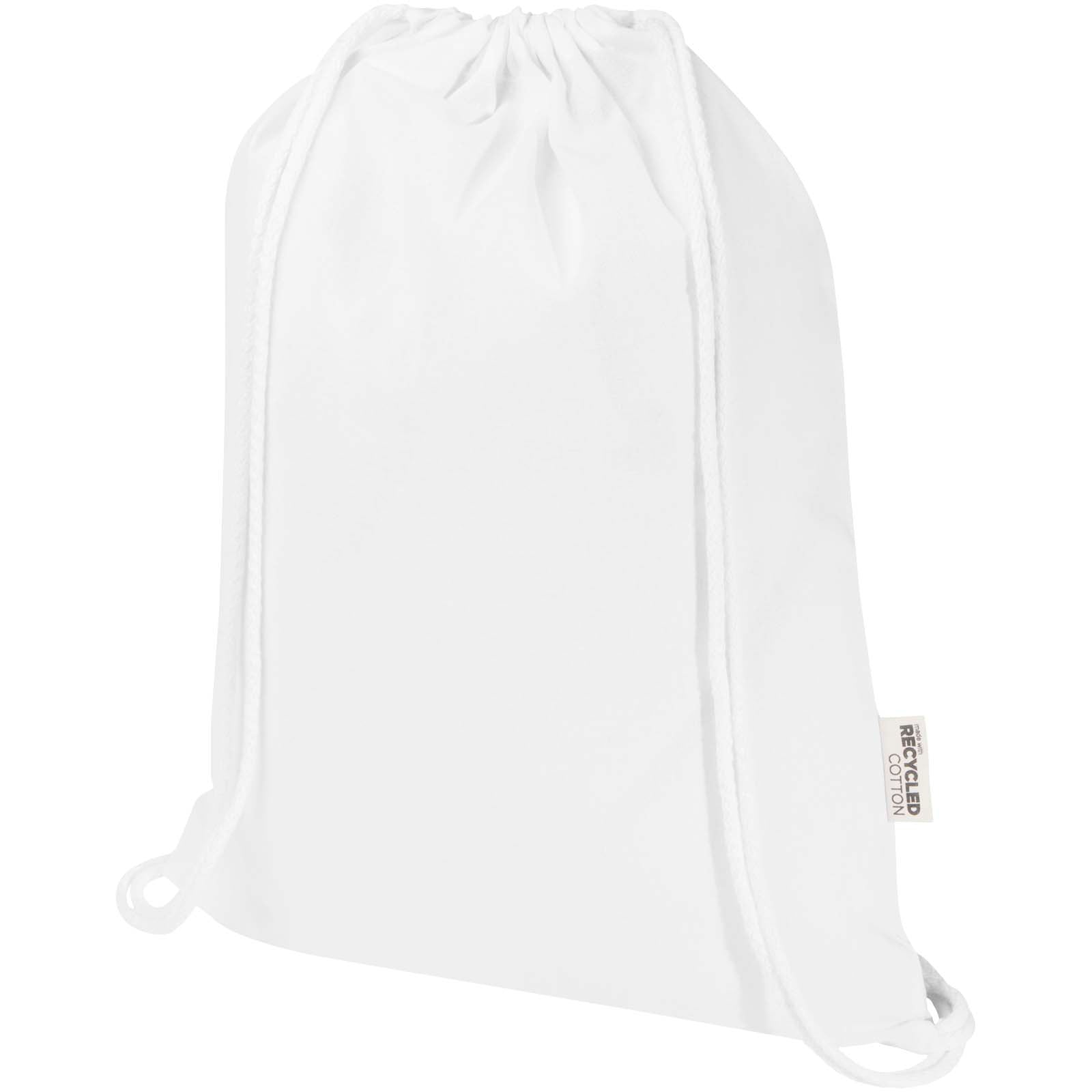 Oregon Blend 140 g/m² GRS-recycelter Turnbeutel 5 L – Weiss