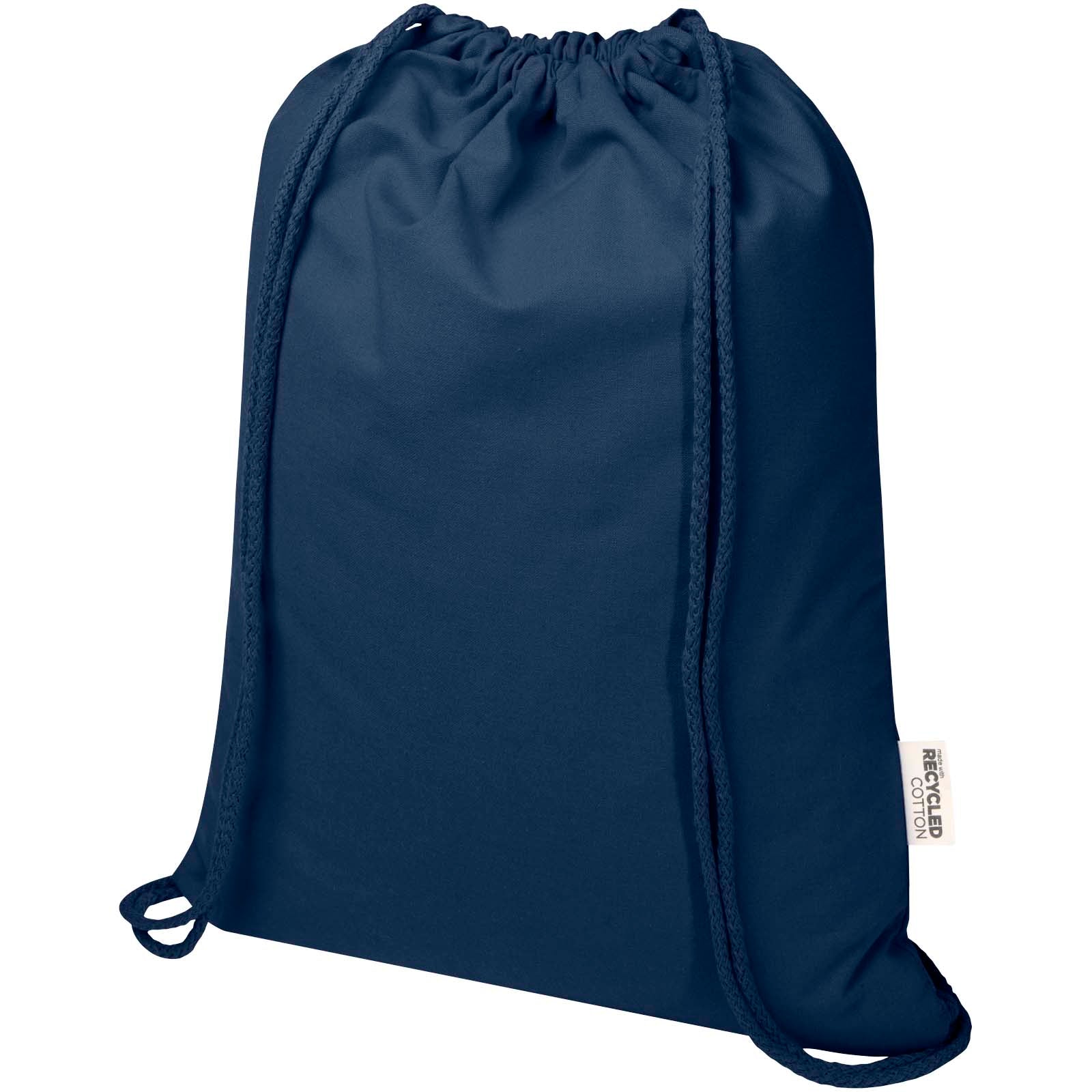 Oregon Blend 140 g/m² GRS-recycelter Turnbeutel 5 L – Navy