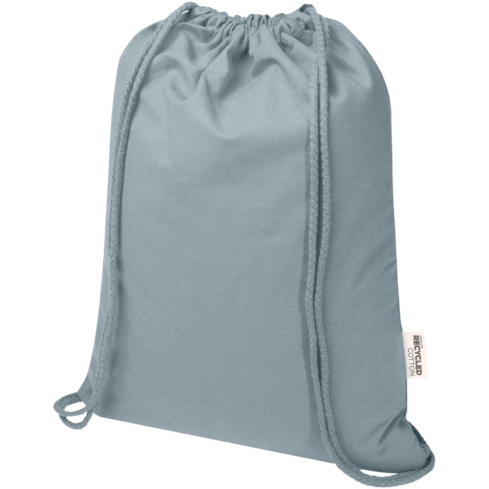 Oregon Blend 140 g/m² GRS-recycelter Turnbeutel 5 L – Grau