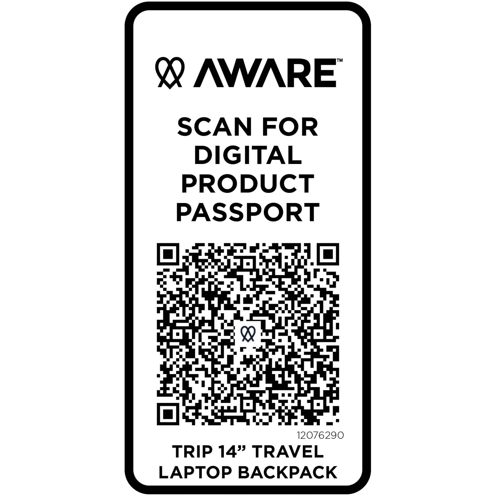 Trip 14" Aware™ Recycelter Laptop Rucksack 9 L