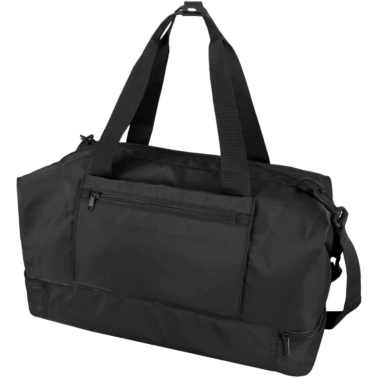 Trip Aware™ recycelte Reisetasche 42L – Schwarz