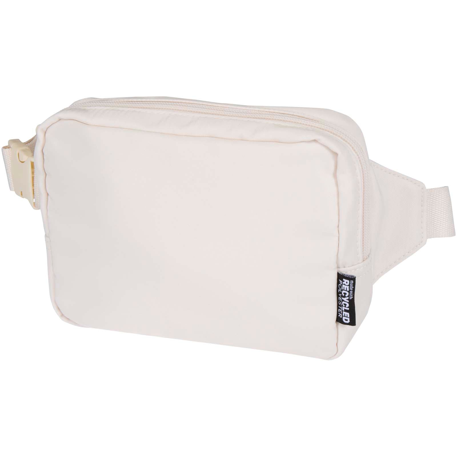 Trip Aware™ Recycelte Reisetasche mit Schultergurt 1 L – Offwhite