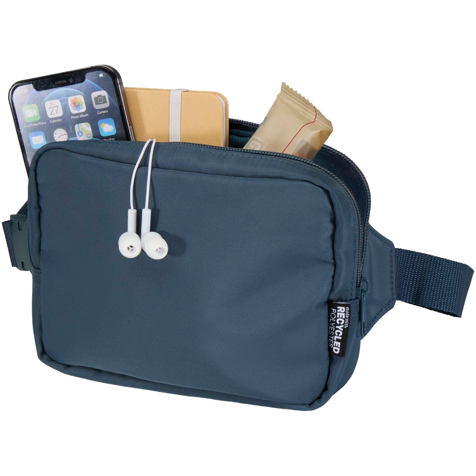 Trip Aware™ Recycelte Reisetasche mit Schultergurt 1 L