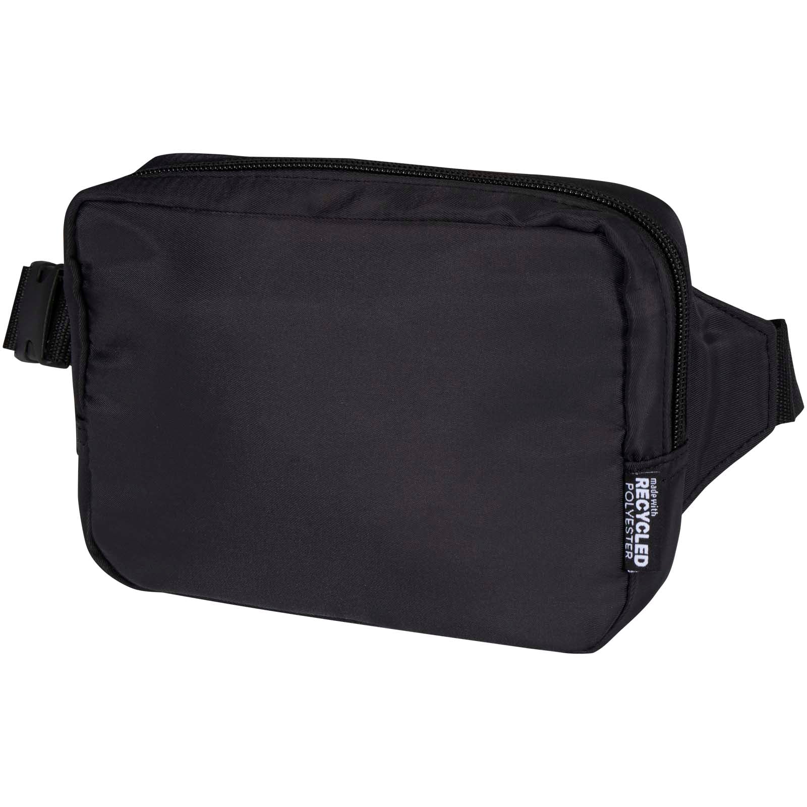 Trip Aware™ Recycelte Reisetasche mit Schultergurt 1 L – Schwarz
