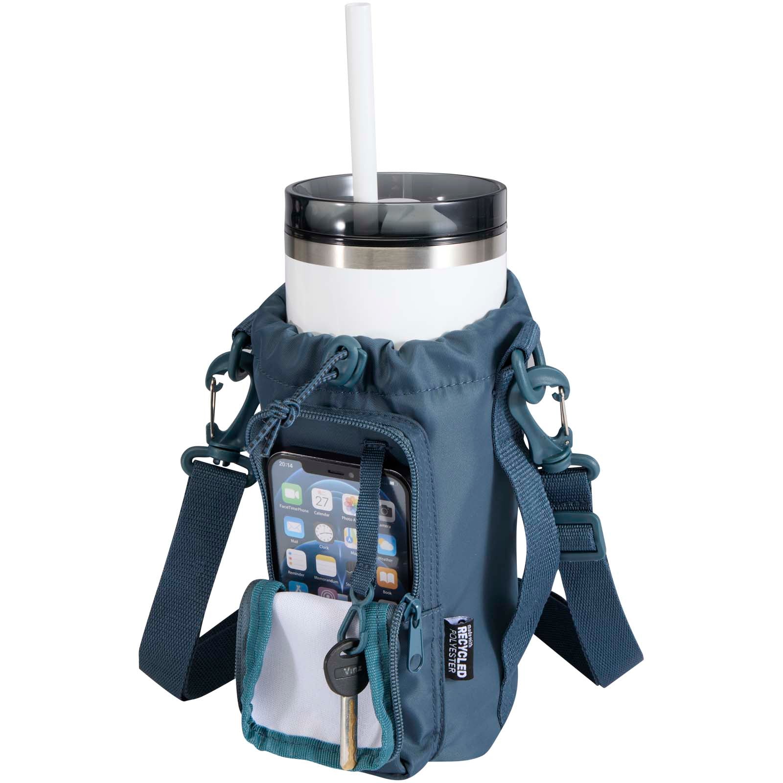 Trip Aware™ Recycelte Reisetasche für Flaschen 2 L – Hale Blau