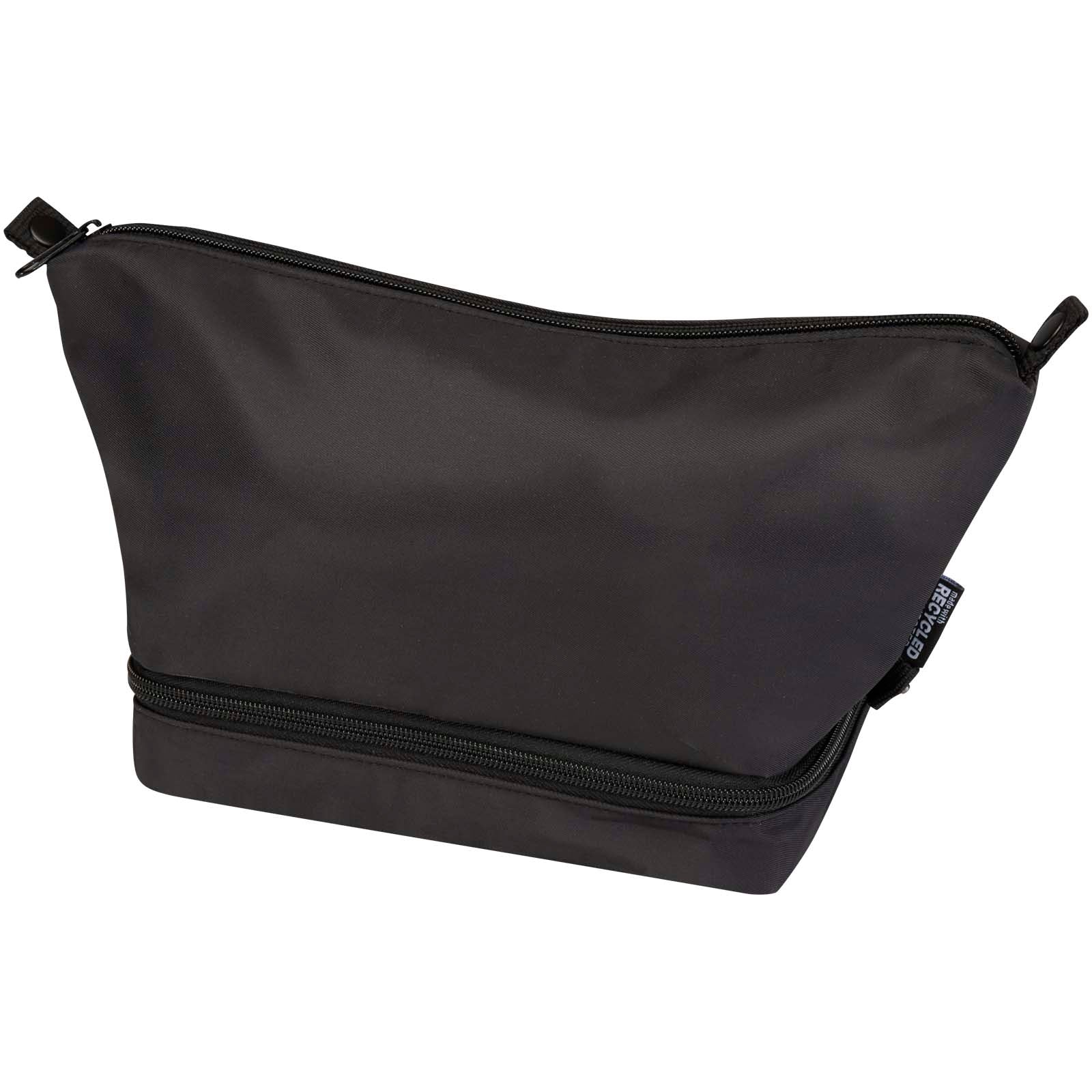Trip Aware™ Recycelter Reisekulturbeutel 6 L – Schwarz