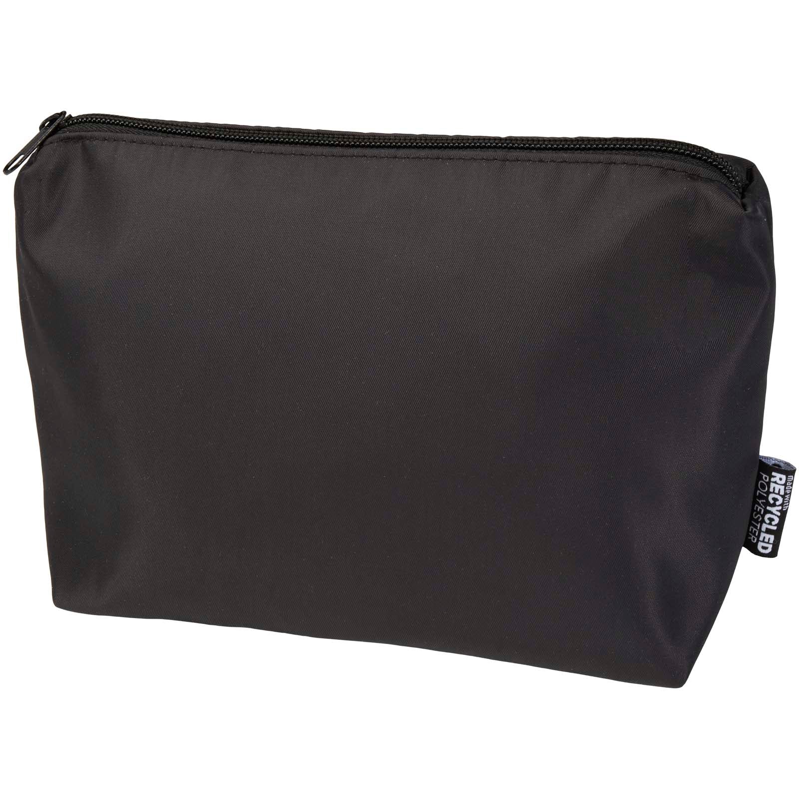 Trip Aware™ Recycelter Reisekulturbeutel 2 L – Schwarz