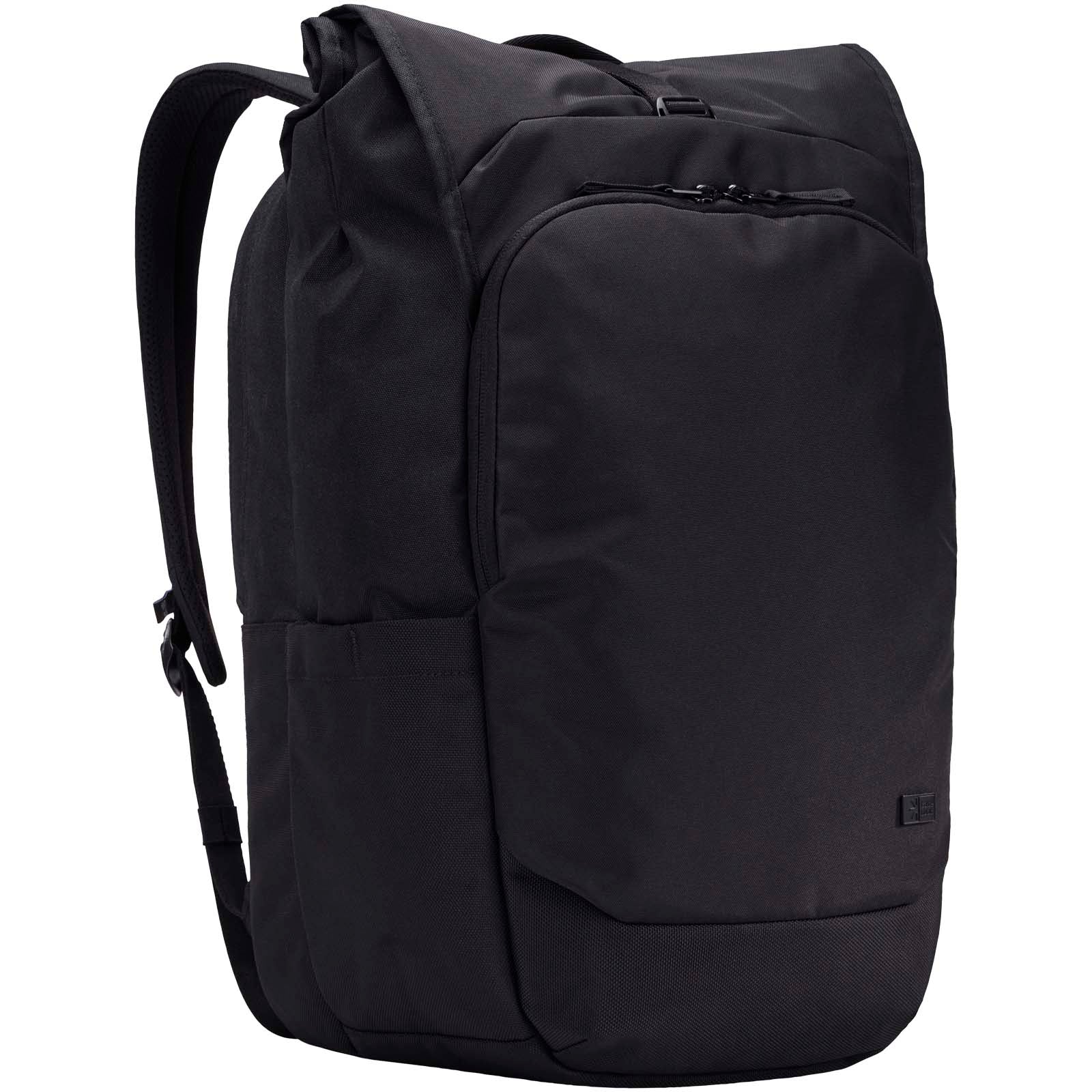 Case Logic Variate 17" erweiterbarer Rolltop Laptop Rucksack aus recyceltem Material – Schwarz