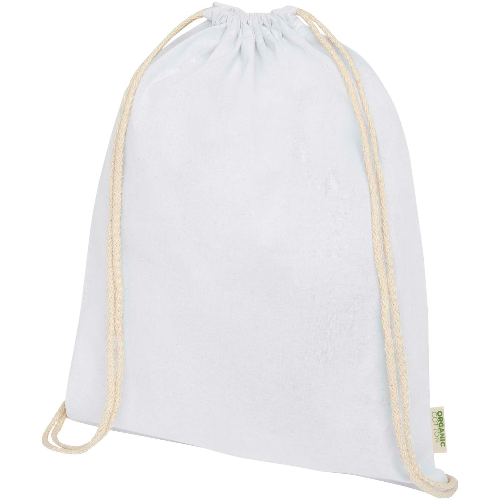 Odisha 140 g/m² OCS Bio-Sportbeutel 5L – Weiss