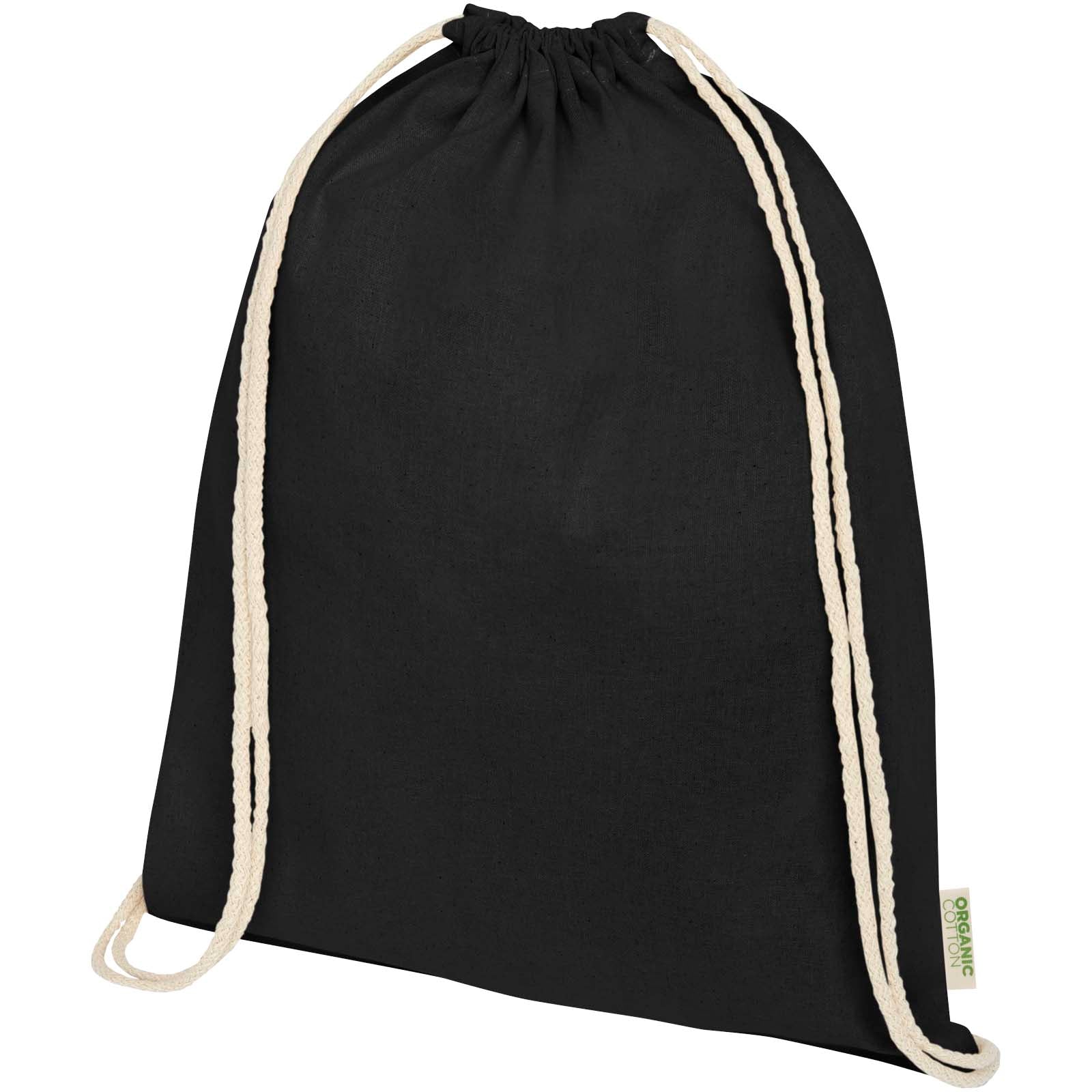 Odisha 140 g/m² OCS Bio-Sportbeutel 5L – Schwarz