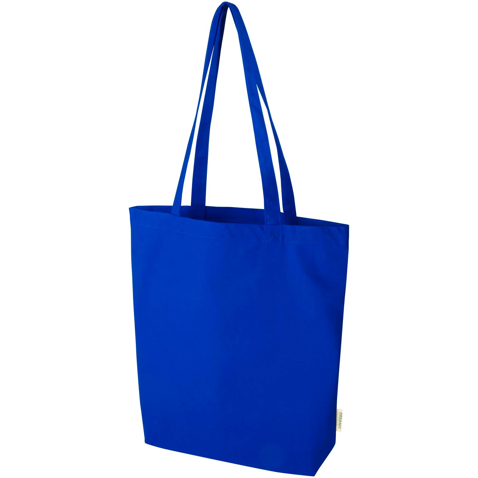 Odisha 180 g/m² OCS Bio-Tragetasche mit breitem Boden 11L – Royalblau