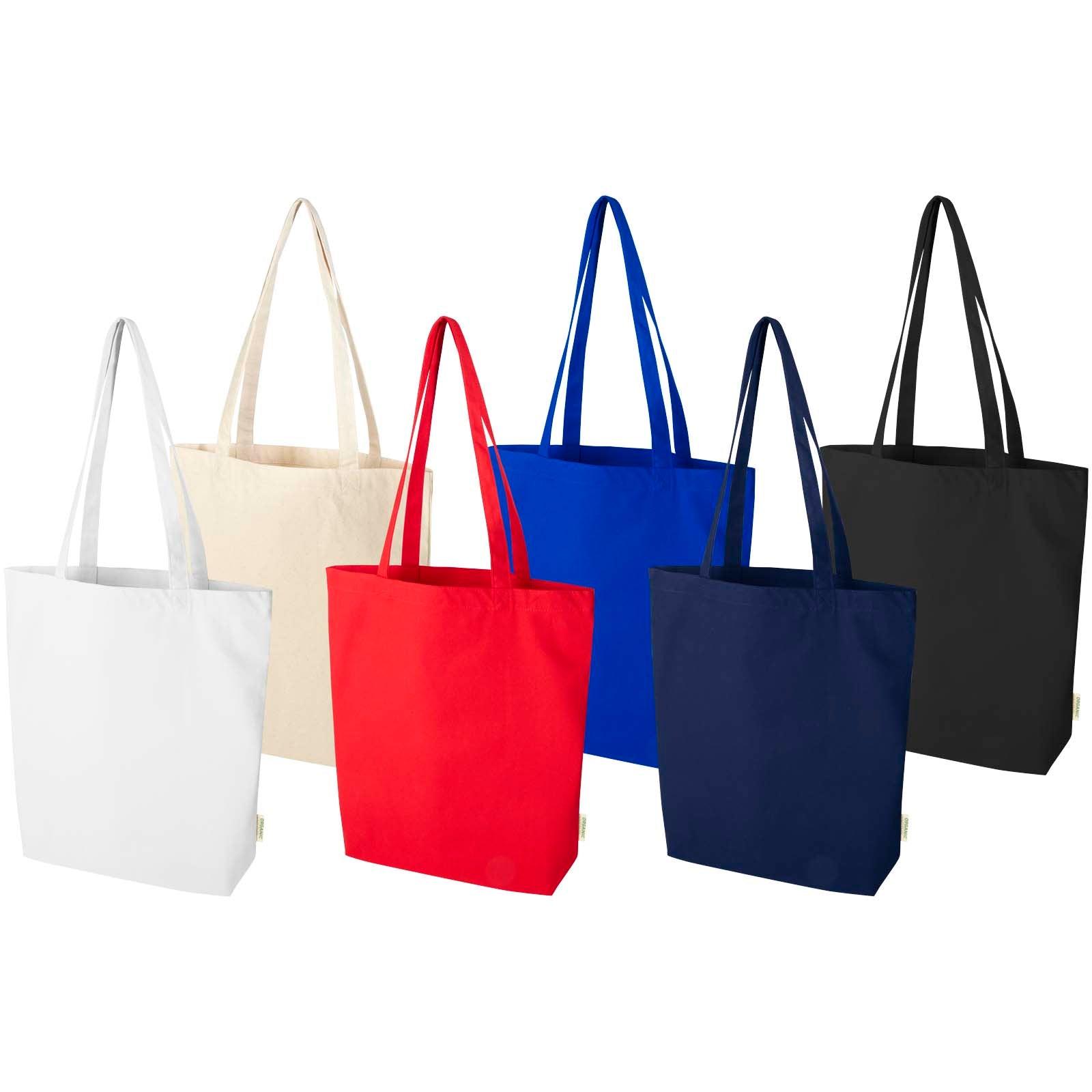 Odisha 180 g/m² OCS Bio-Tragetasche mit breitem Boden 11L