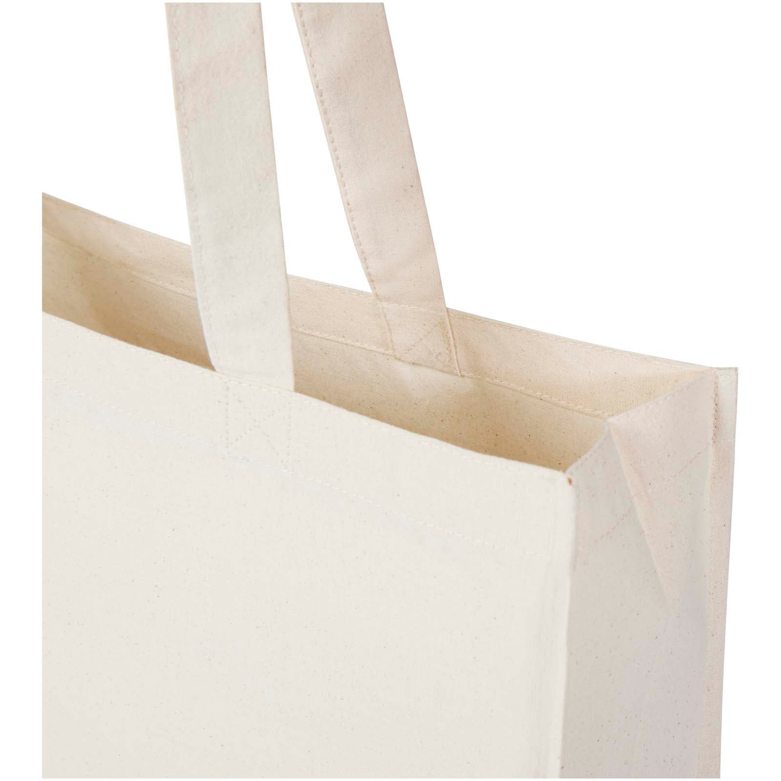 Odisha 180 g/m² OCS Bio Tragetasche mit Seitenfalten 14L