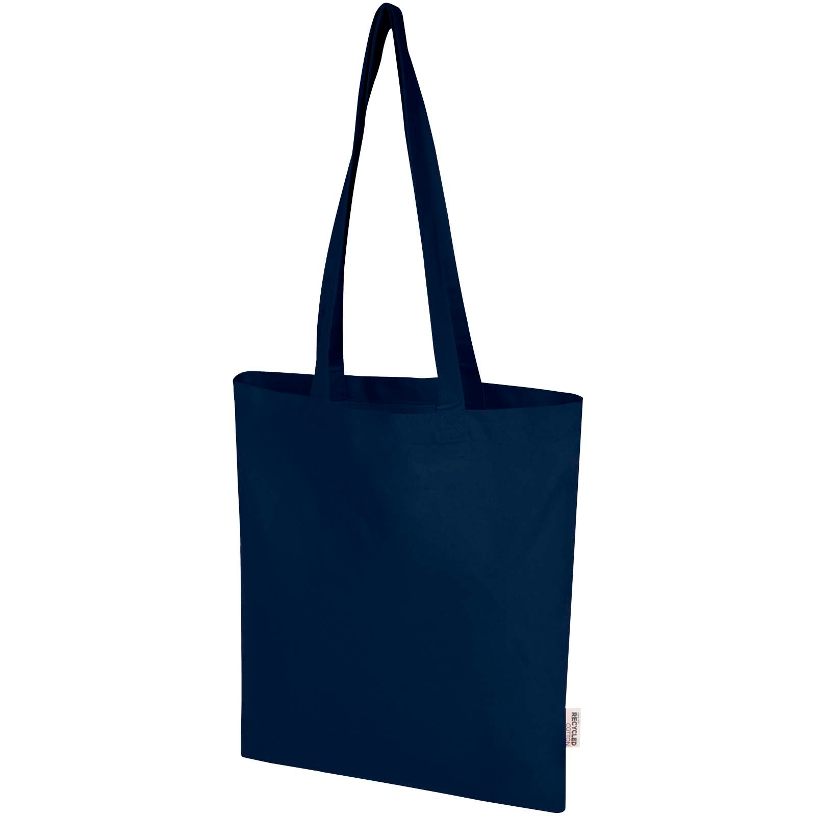 Peru Blend 180 g/m² Tragetasche aus GRS recycelter Baumwolle 7L – Navy