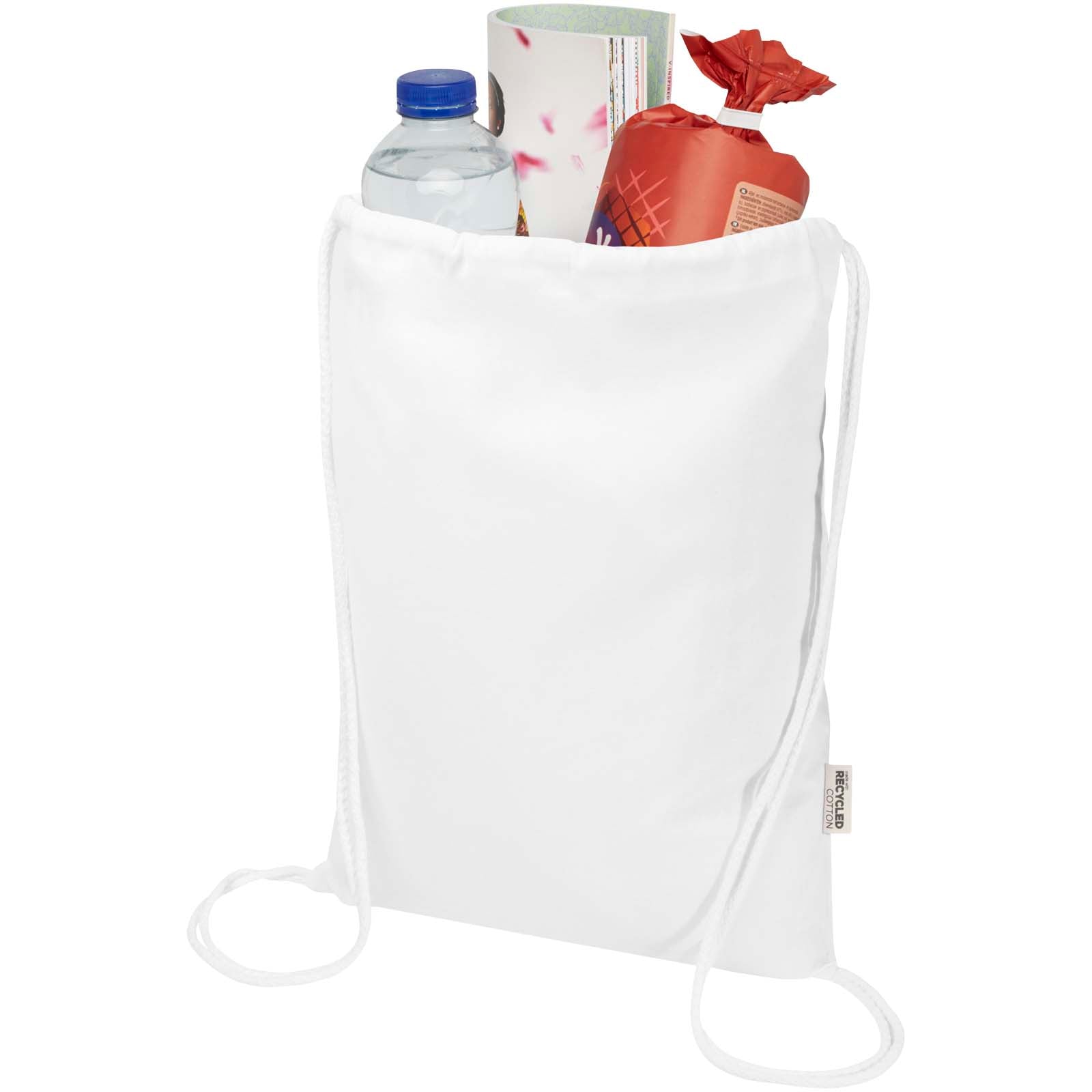 Peru Blend 180 g/m² Sportbeutel aus GRS recycelter Baumwolle 5L