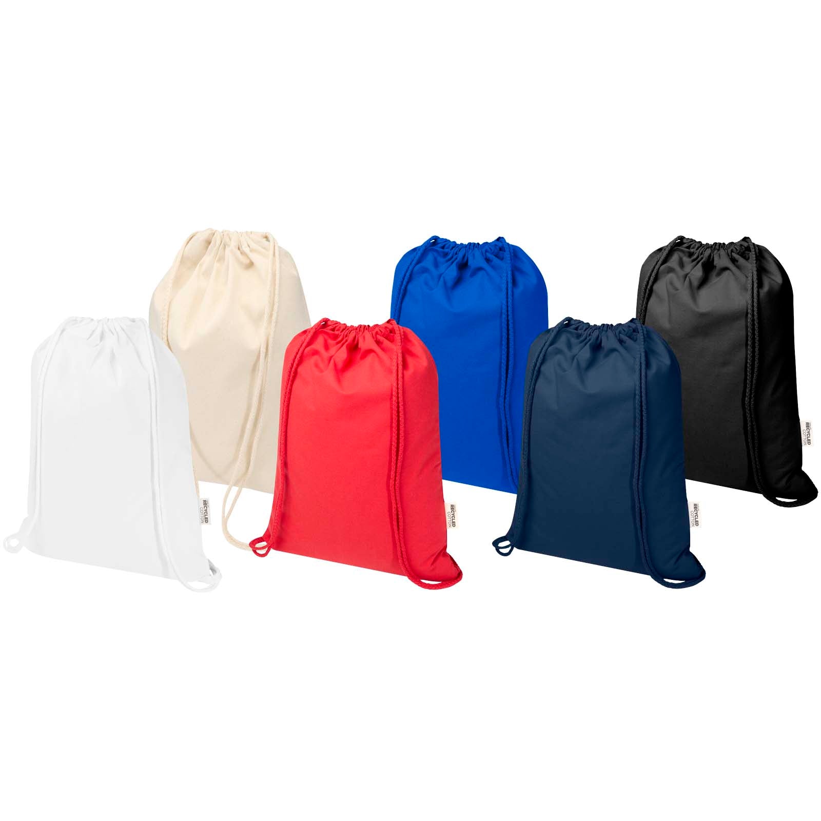 Peru Blend 180 g/m² Sportbeutel aus GRS recycelter Baumwolle 5L