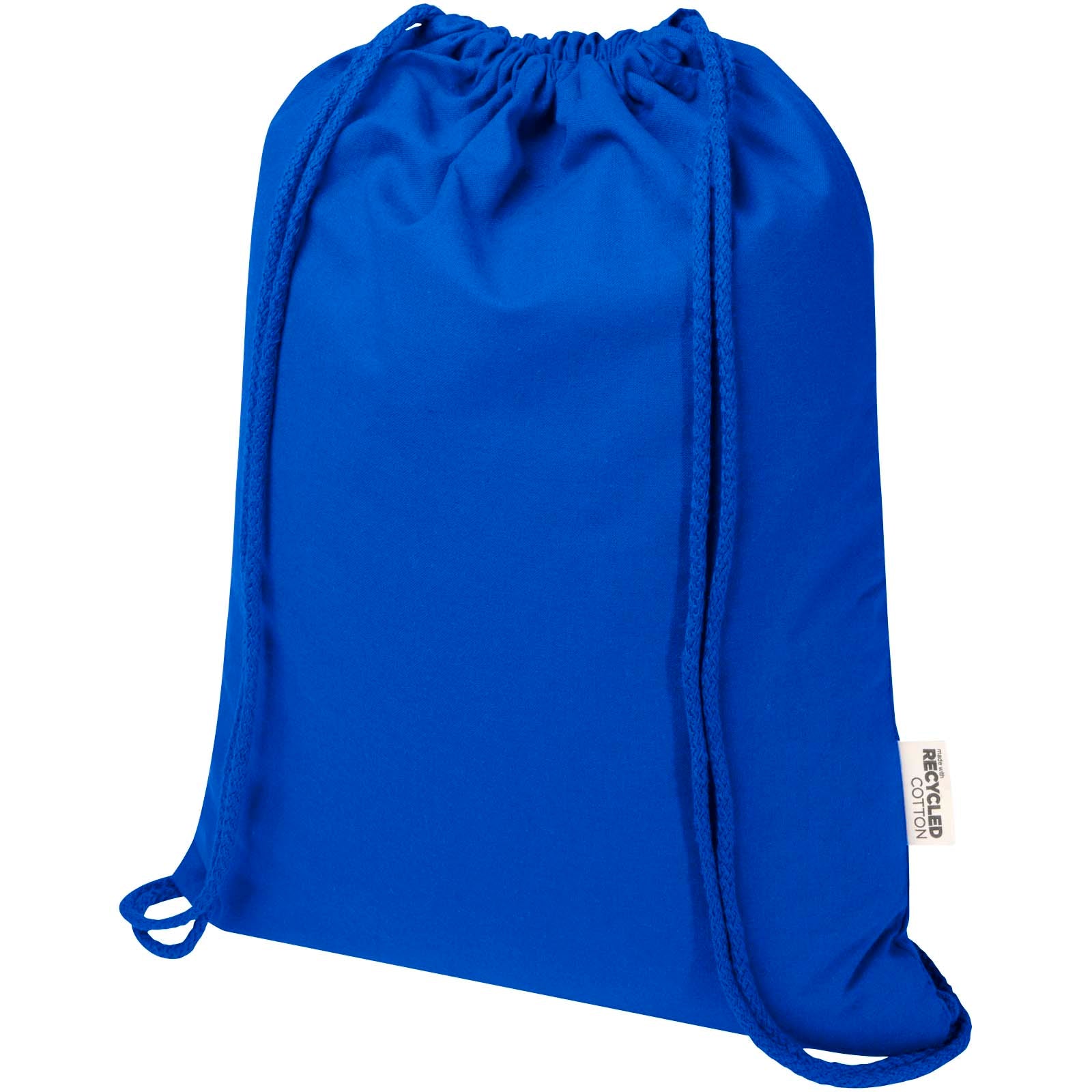 Peru Blend 180 g/m² Sportbeutel aus GRS recycelter Baumwolle 5L – Royalblau