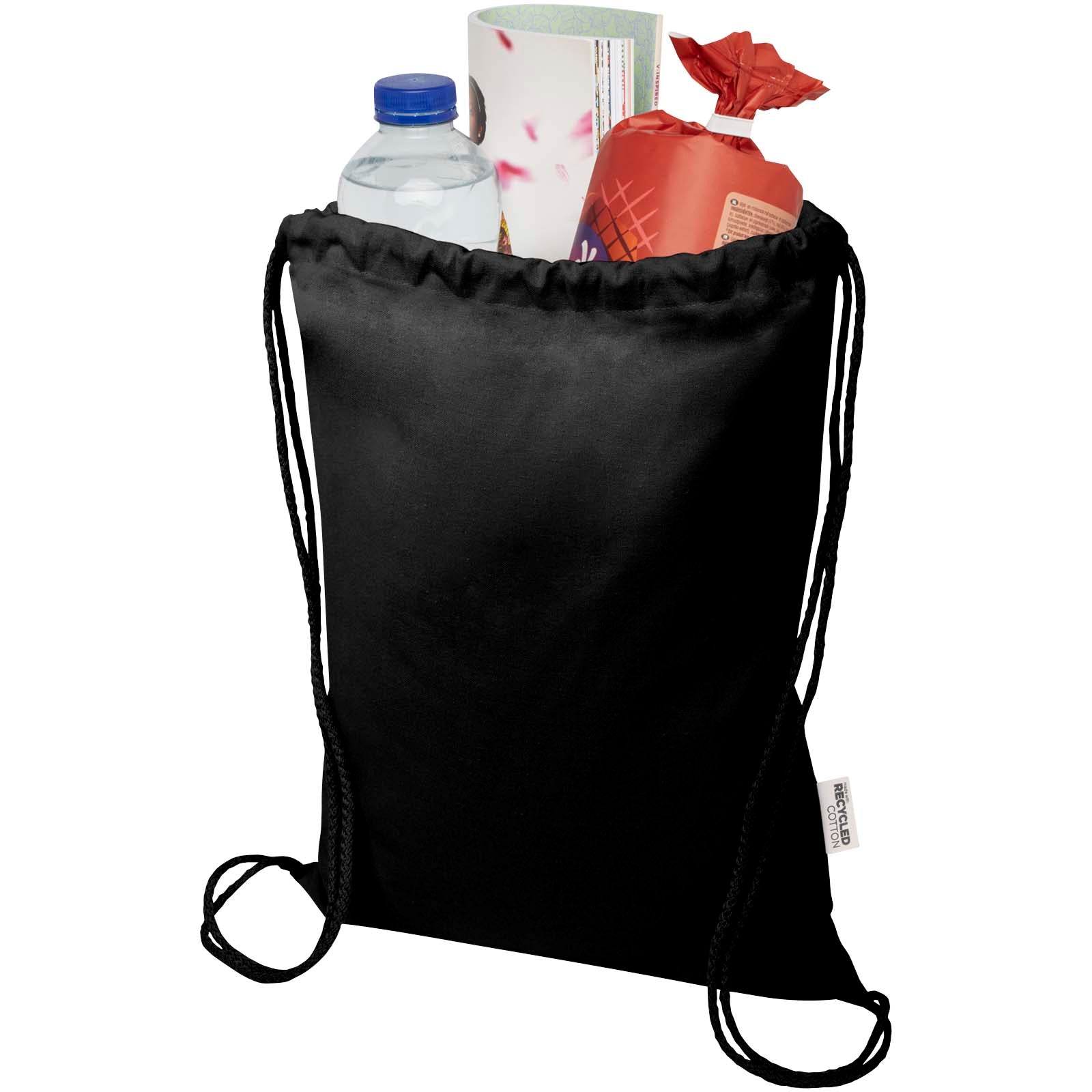 Peru Blend 180 g/m² Sportbeutel aus GRS recycelter Baumwolle 5L