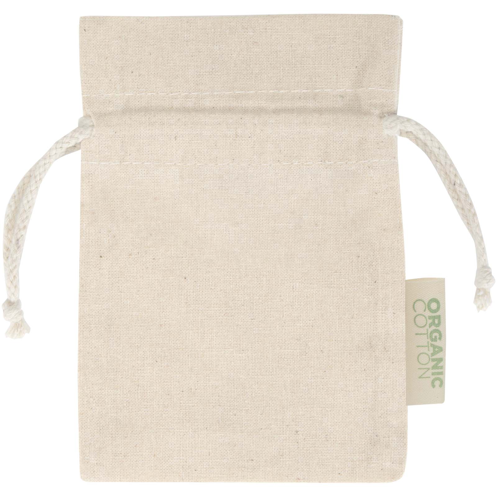 Odisha 140 g/m² OCS Bio Zuziehbeutel – 15 × 10 cm