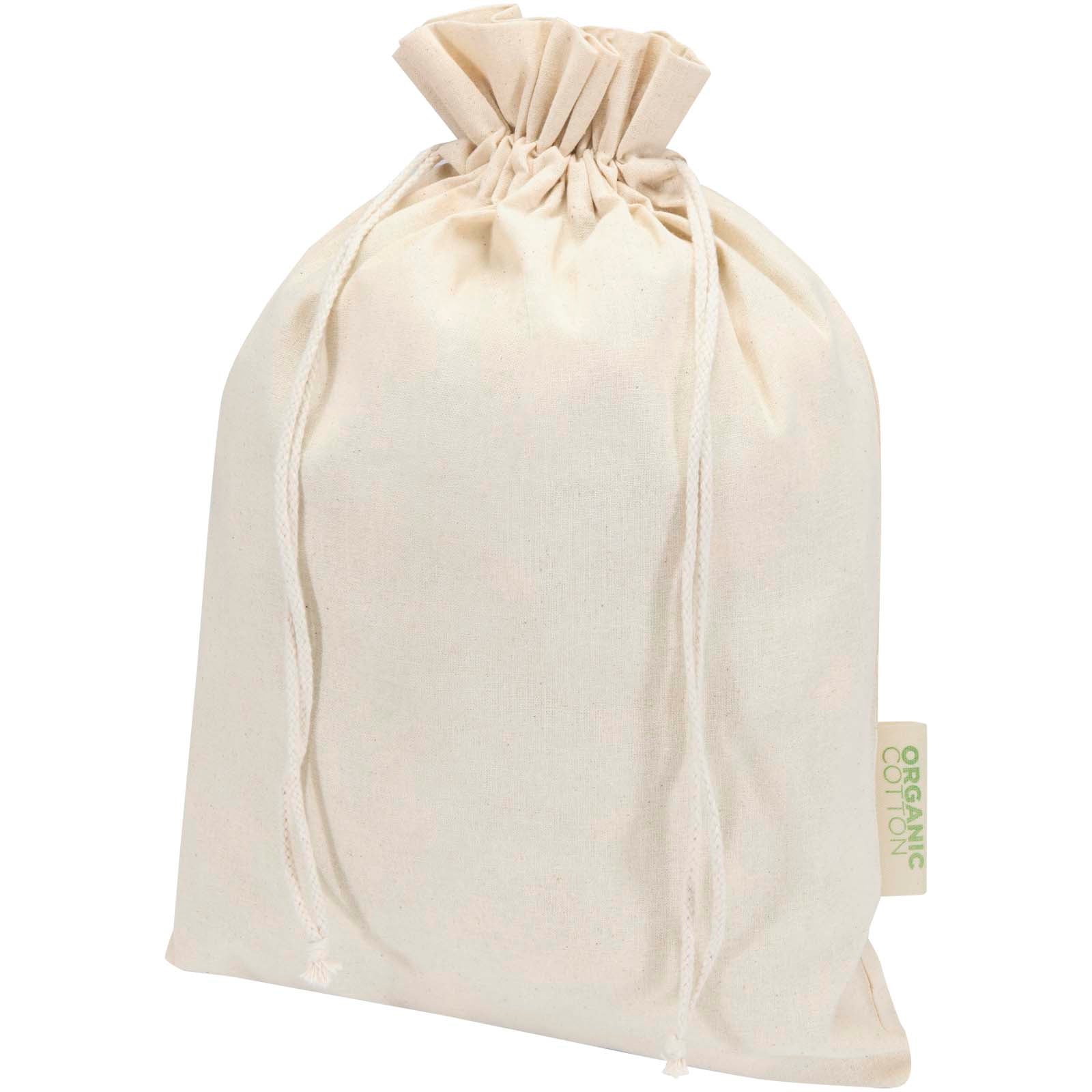 Odisha 140 g/m² OCS Bio Zuziehbeutel – 42 × 30 cm – Natur