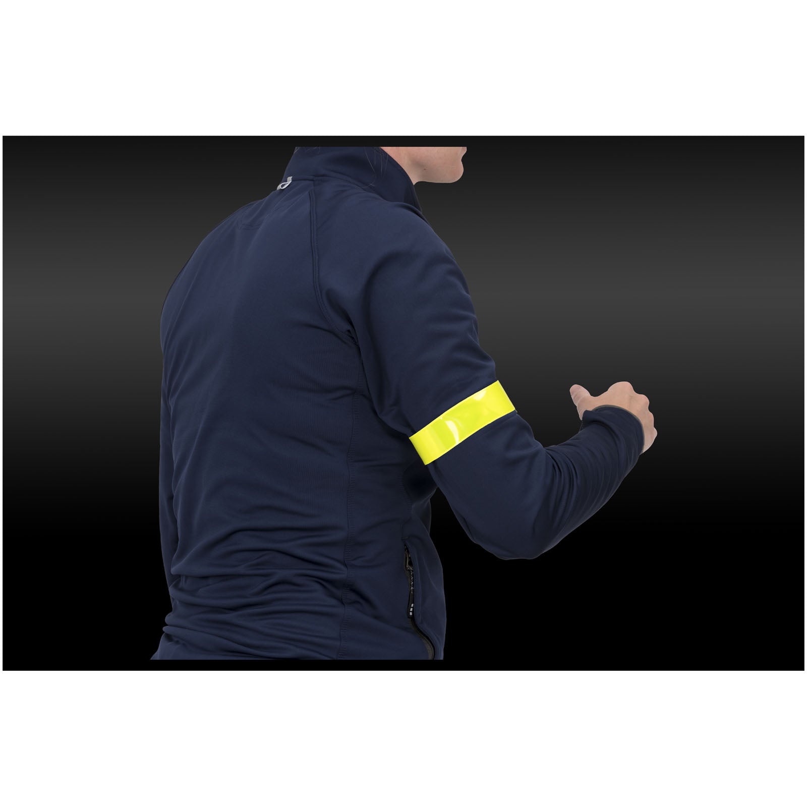 RFX™ Johan 38 cm reflektierendes PVC Sicherheits-Schnapparmband