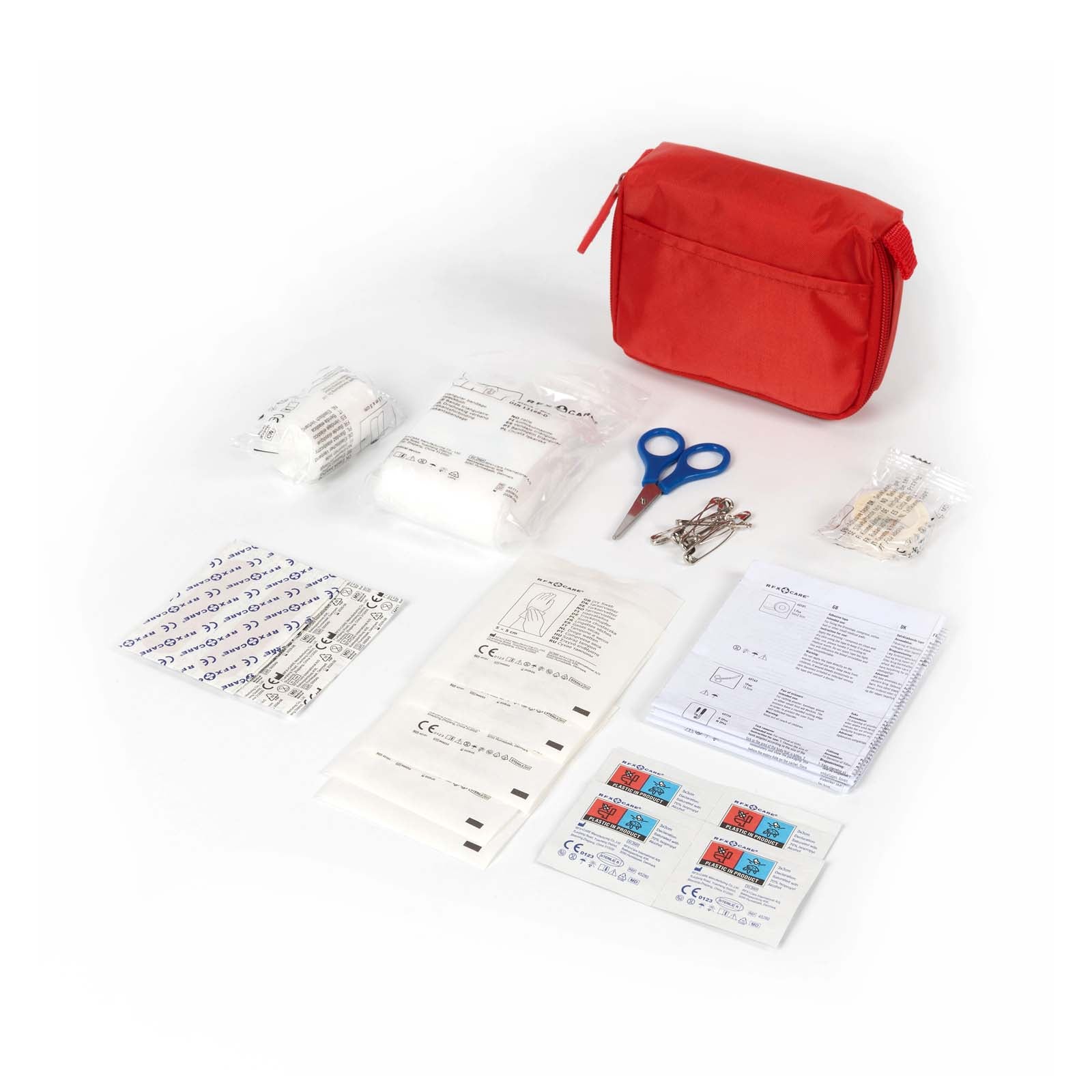 Basic Erste Hilfe Set, 31-teilig – Rot