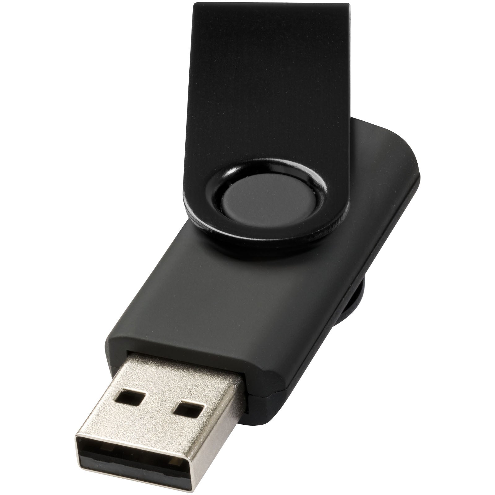 Rotate-Metallic 4 GB USB-Stick – Schwarz