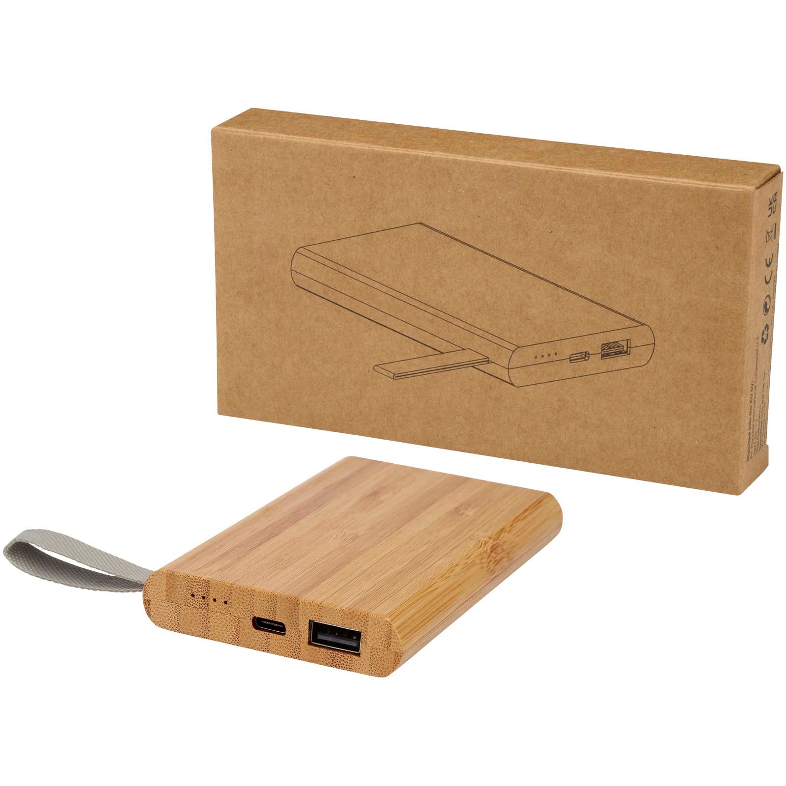 Tulda 5000 mAh Powerbank aus Bambus