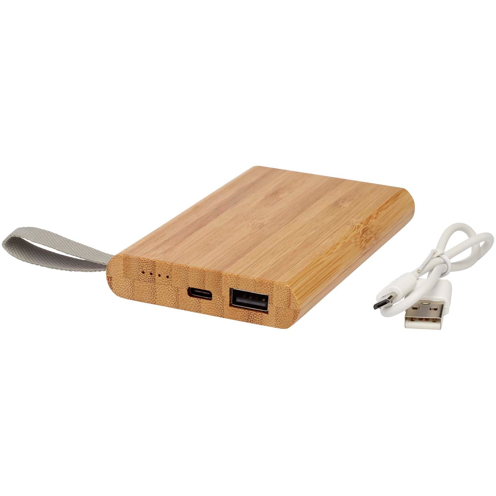 Tulda 5000 mAh Powerbank aus Bambus